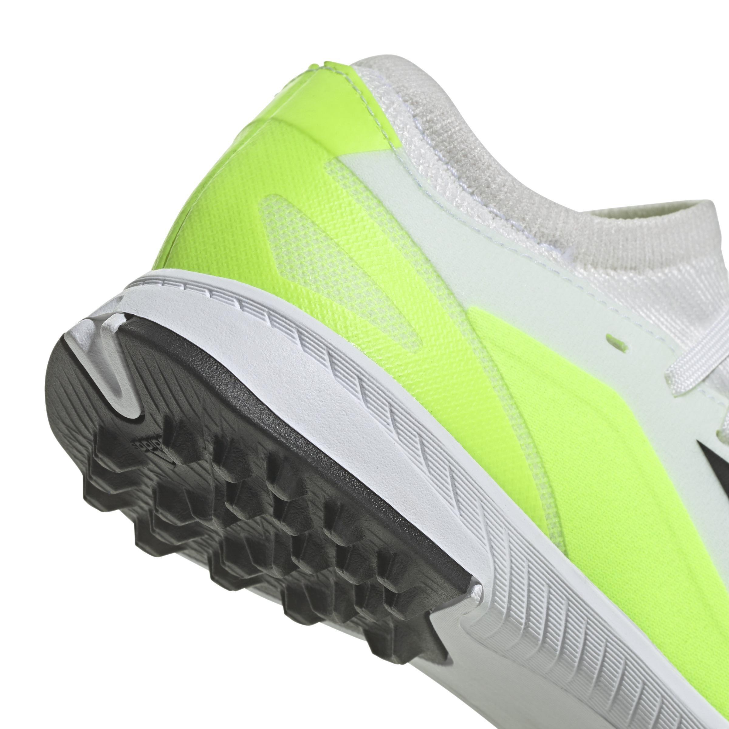 Unisex Kids X Crazyfast.3 Turf Boots, White, A901_ONE, large image number 4