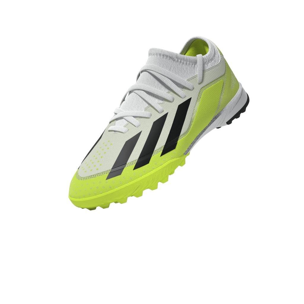 Unisex Kids X Crazyfast.3 Turf Boots, White, A901_ONE, large image number 13