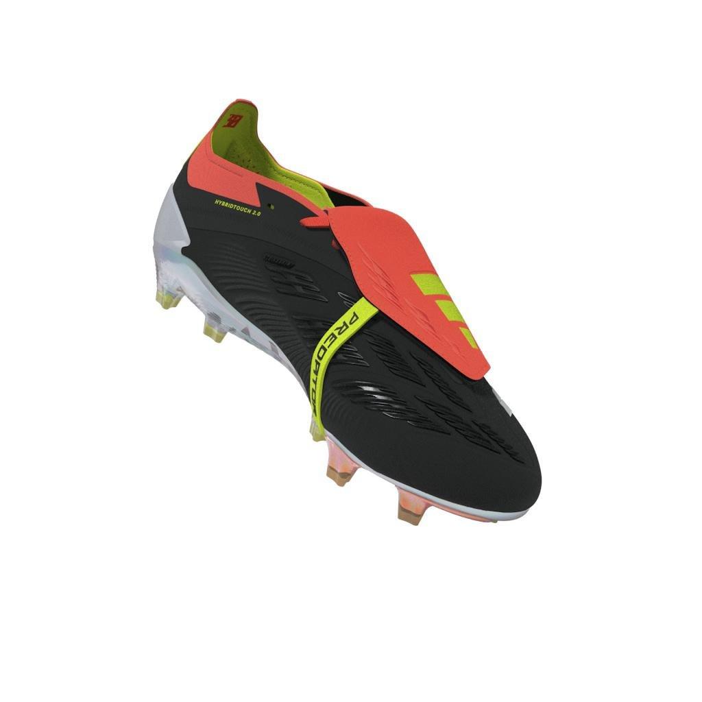 Unisex Predator Elite Foldover Tongue Firm Ground Football Boots, Black, , large image number 11