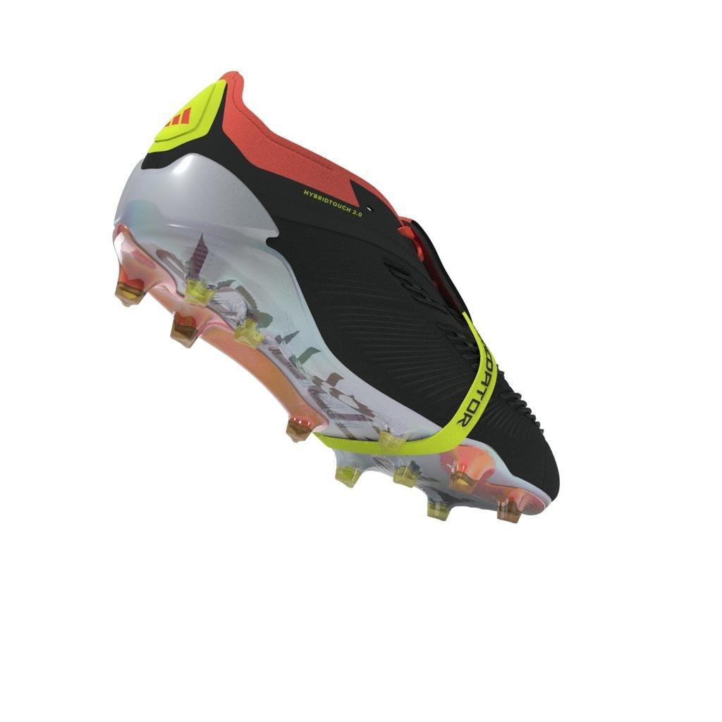 Unisex Predator Elite Foldover Tongue Firm Ground Football Boots, Black, , large image number 12