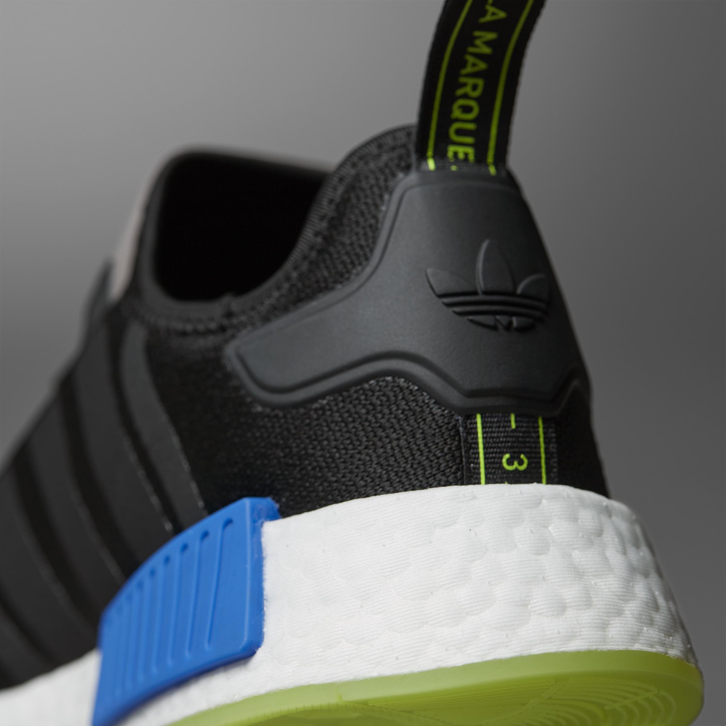 Nmd R1 X Indigo Herz Shoes, Black, , large image number 17