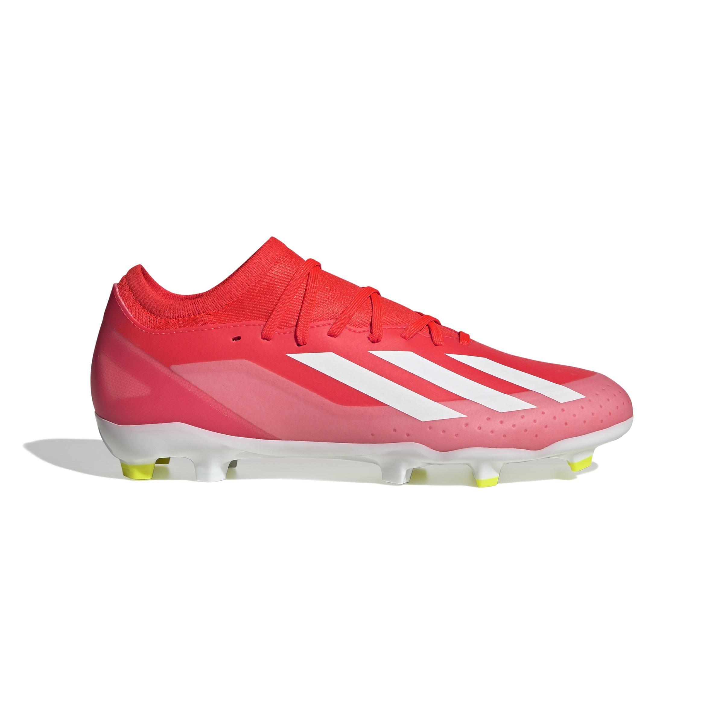 Unisex Crazyfast League Firm Ground Boots, Red, , large image number 0