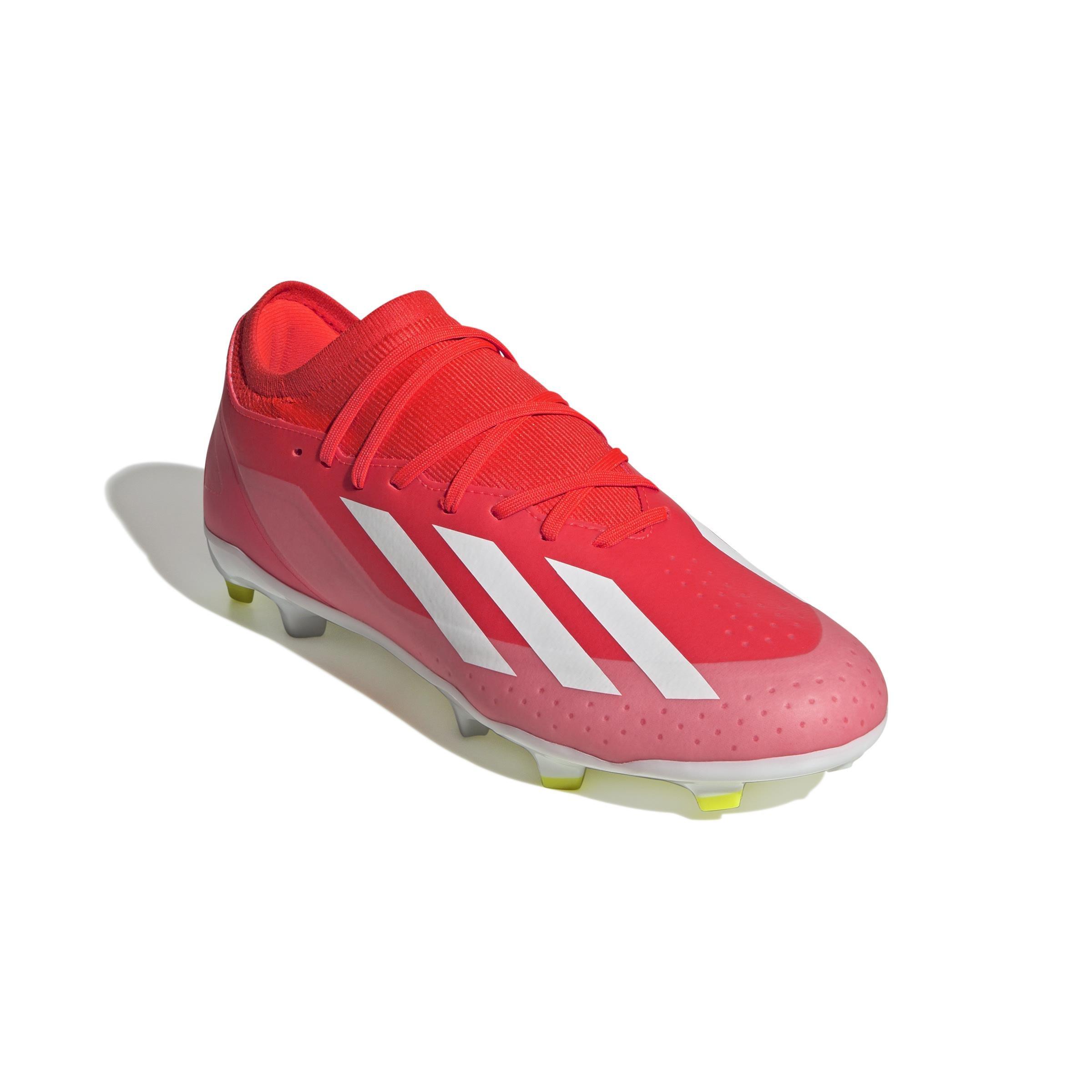 Unisex Crazyfast League Firm Ground Boots, Red, , large image number 2