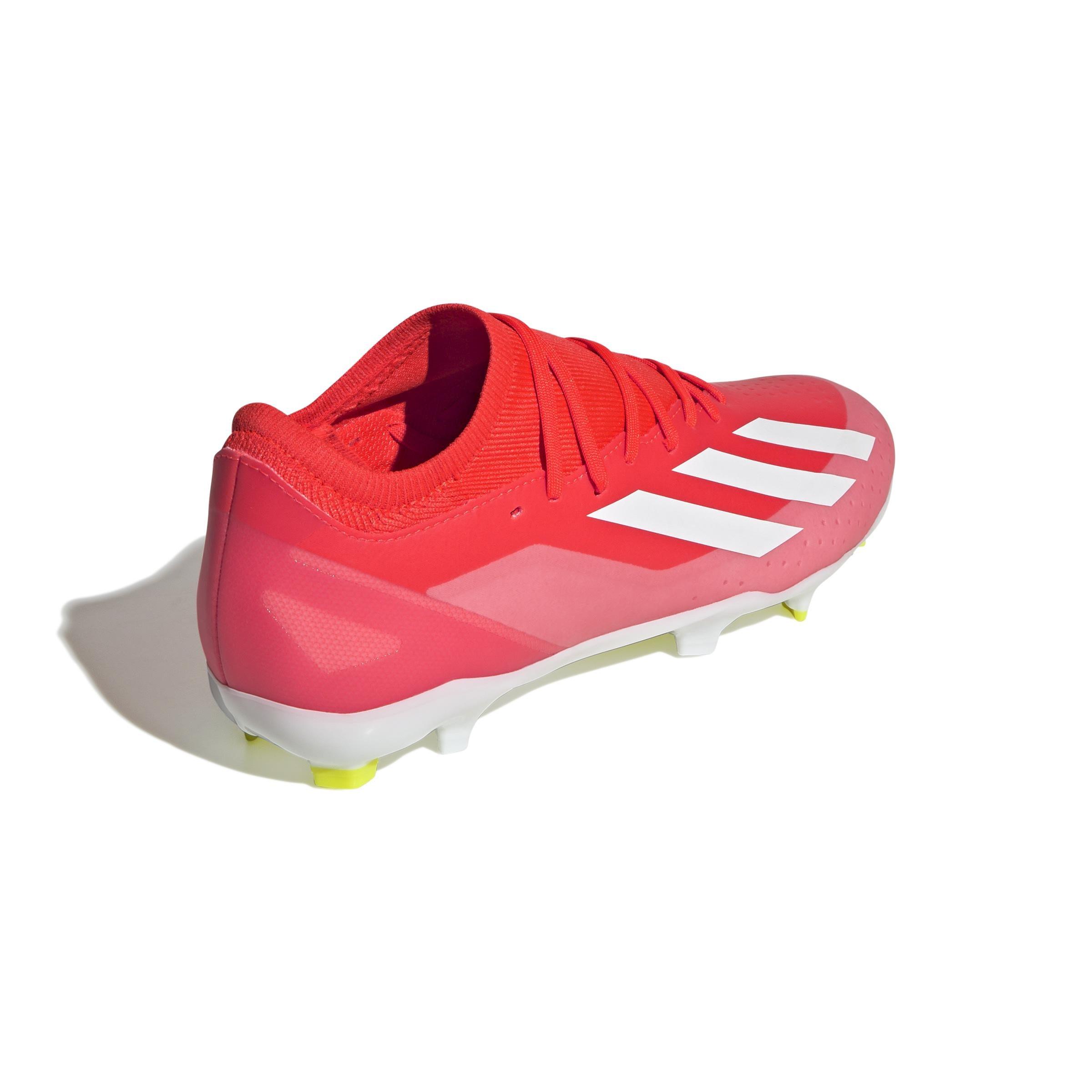Unisex Crazyfast League Firm Ground Boots, Red, , large image number 4