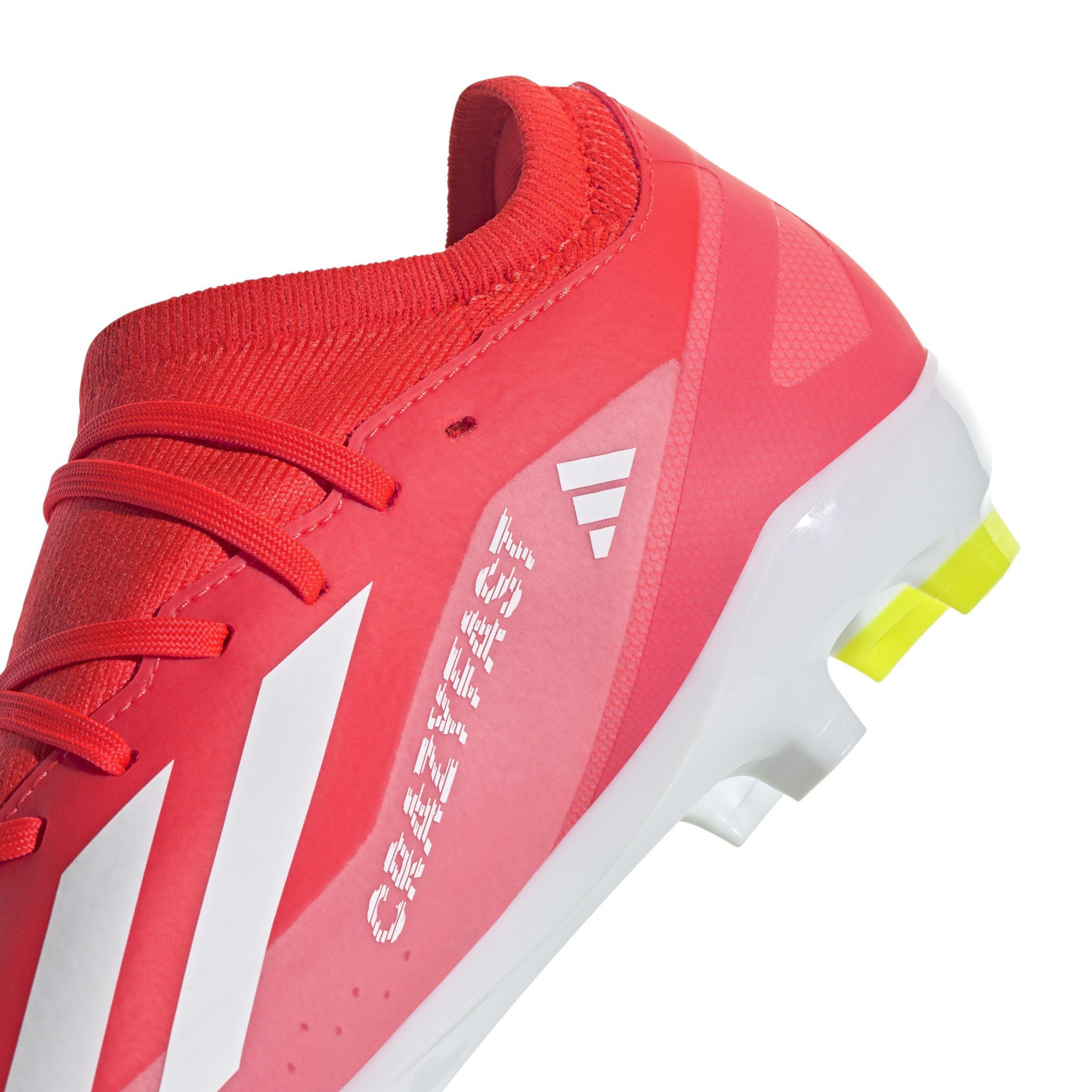 Unisex Crazyfast League Firm Ground Boots, Red, , large image number 5