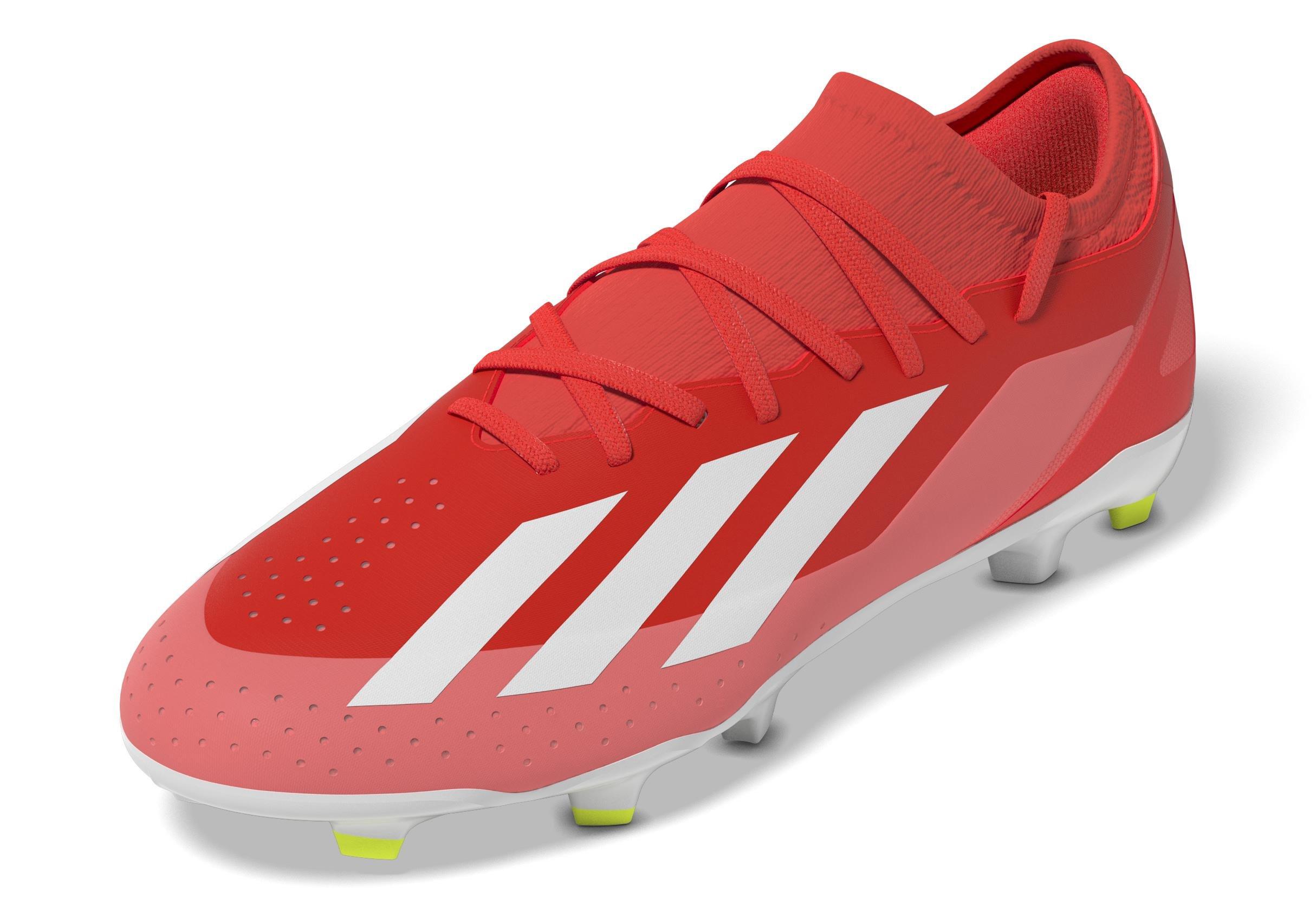 Unisex Crazyfast League Firm Ground Boots, Red, , large image number 8