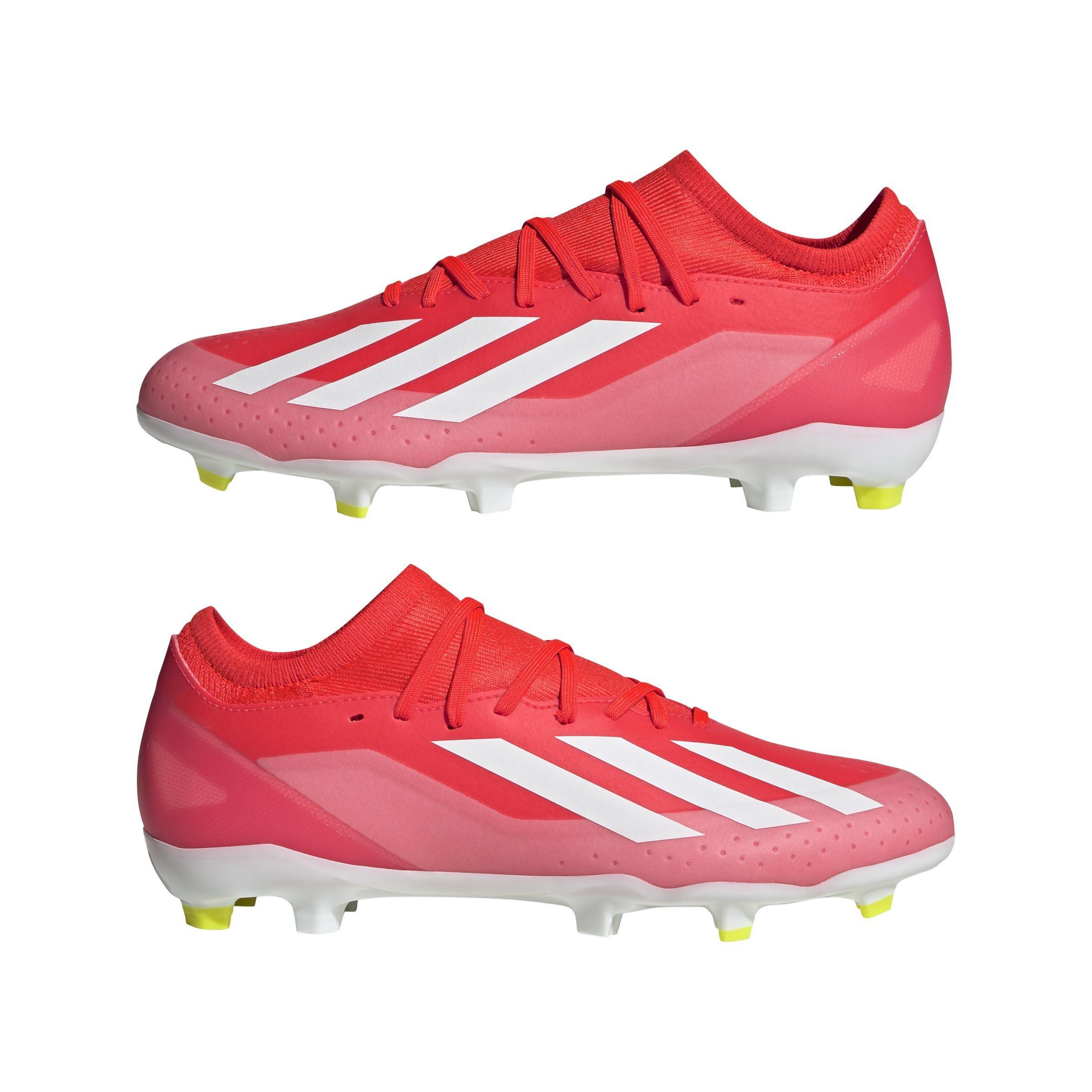 Unisex Crazyfast League Firm Ground Boots, Red, , large image number 10