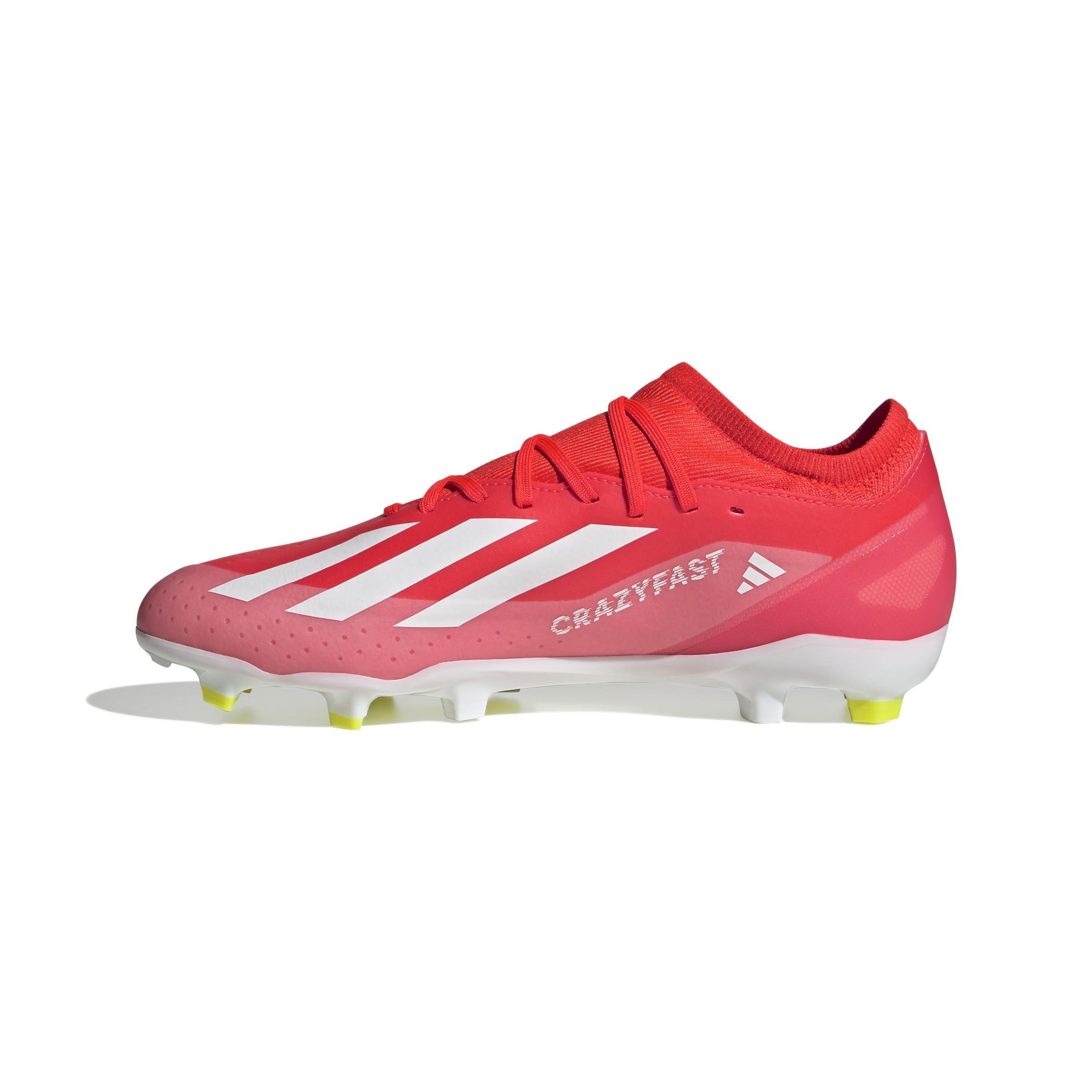 Unisex Crazyfast League Firm Ground Boots, Red, , large image number 11