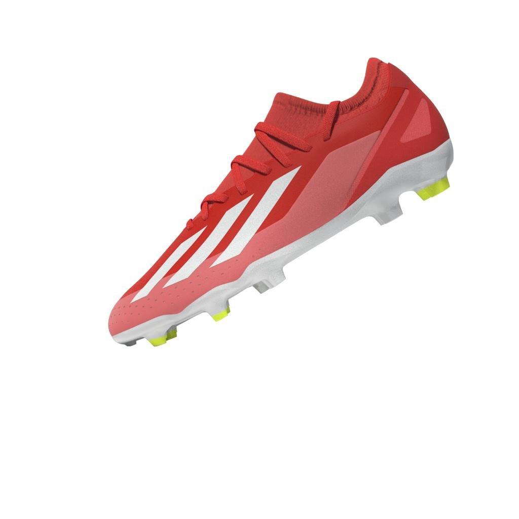 Unisex Crazyfast League Firm Ground Boots, Red, , large image number 14