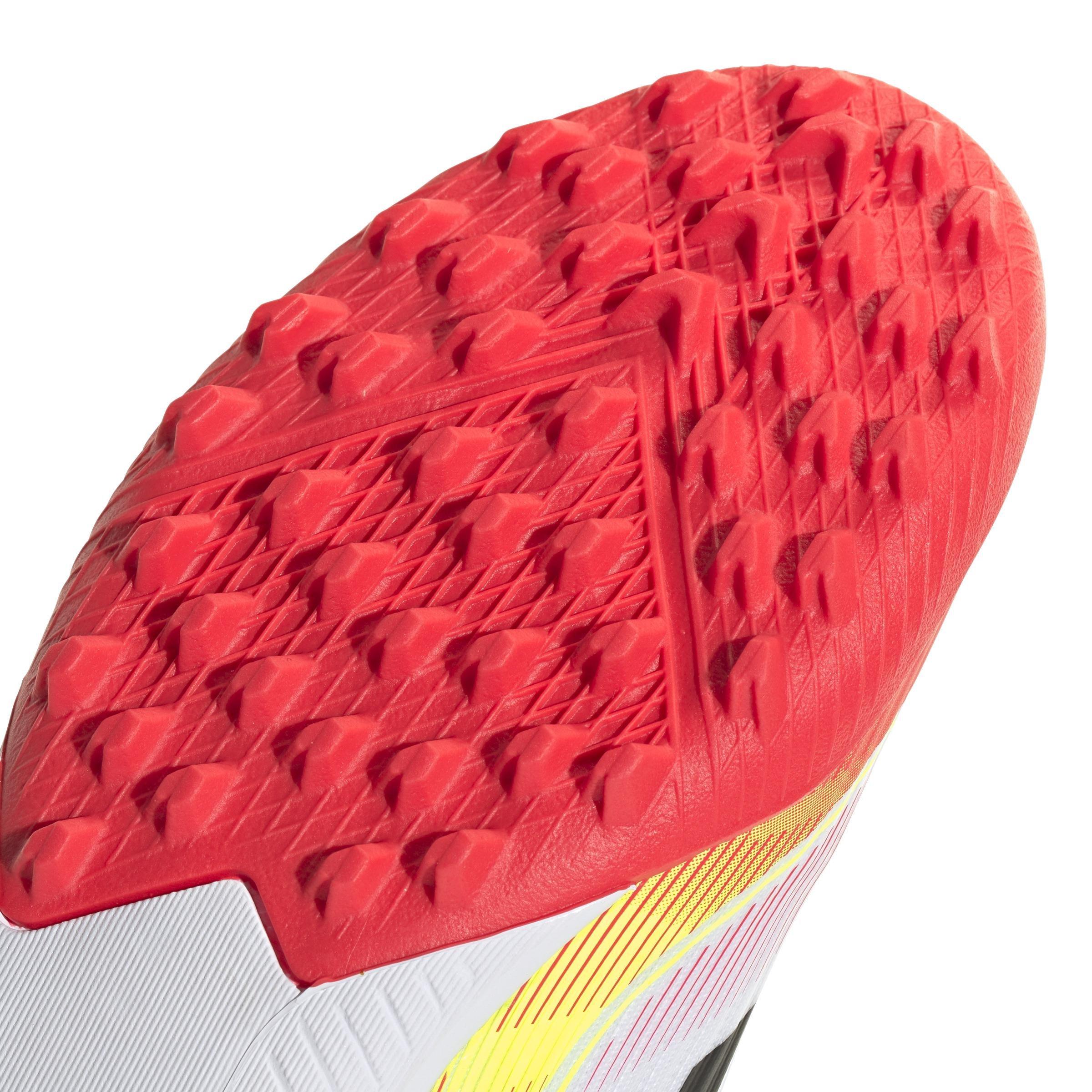 Kids Unisex F50 League Turf Boots, White, A901_ONE, large image number 9