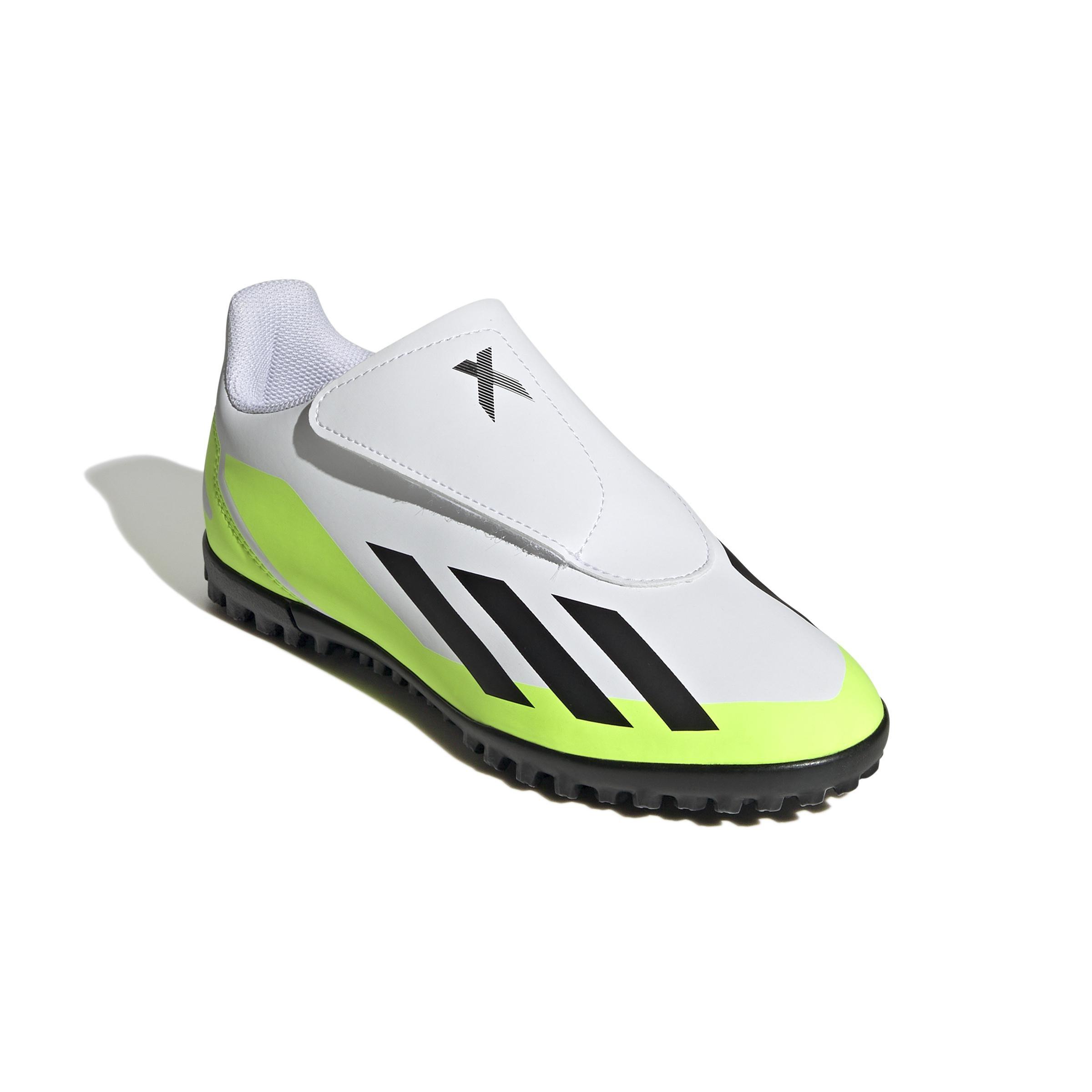 Unisex Kids Crazyfast.4 Hook-And-Loop Turf Boots, White, , large image number 1