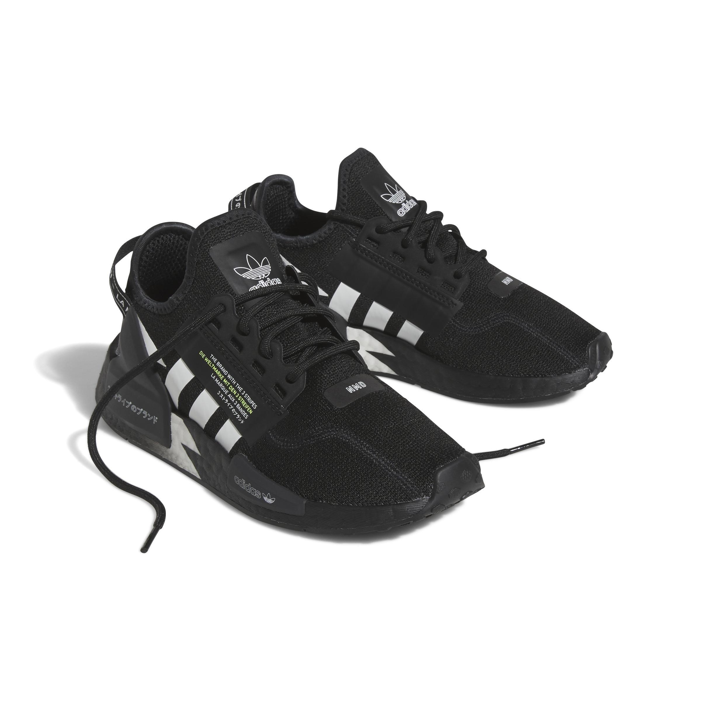 Unisex Kids Nmd_R1 V2 Shoes, Black, A901_ONE, large image number 0