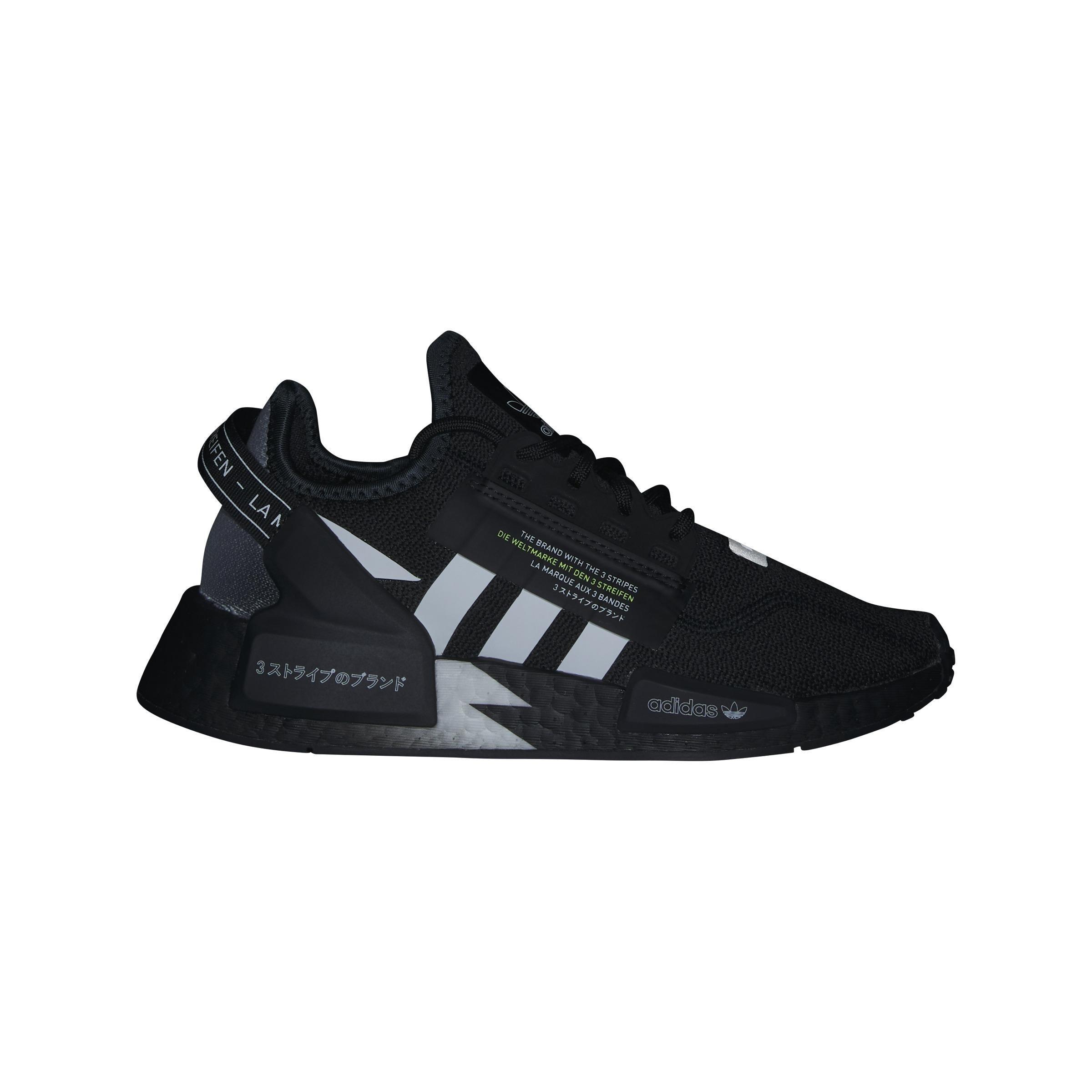 Unisex Kids Nmd_R1 V2 Shoes, Black, A901_ONE, large image number 7