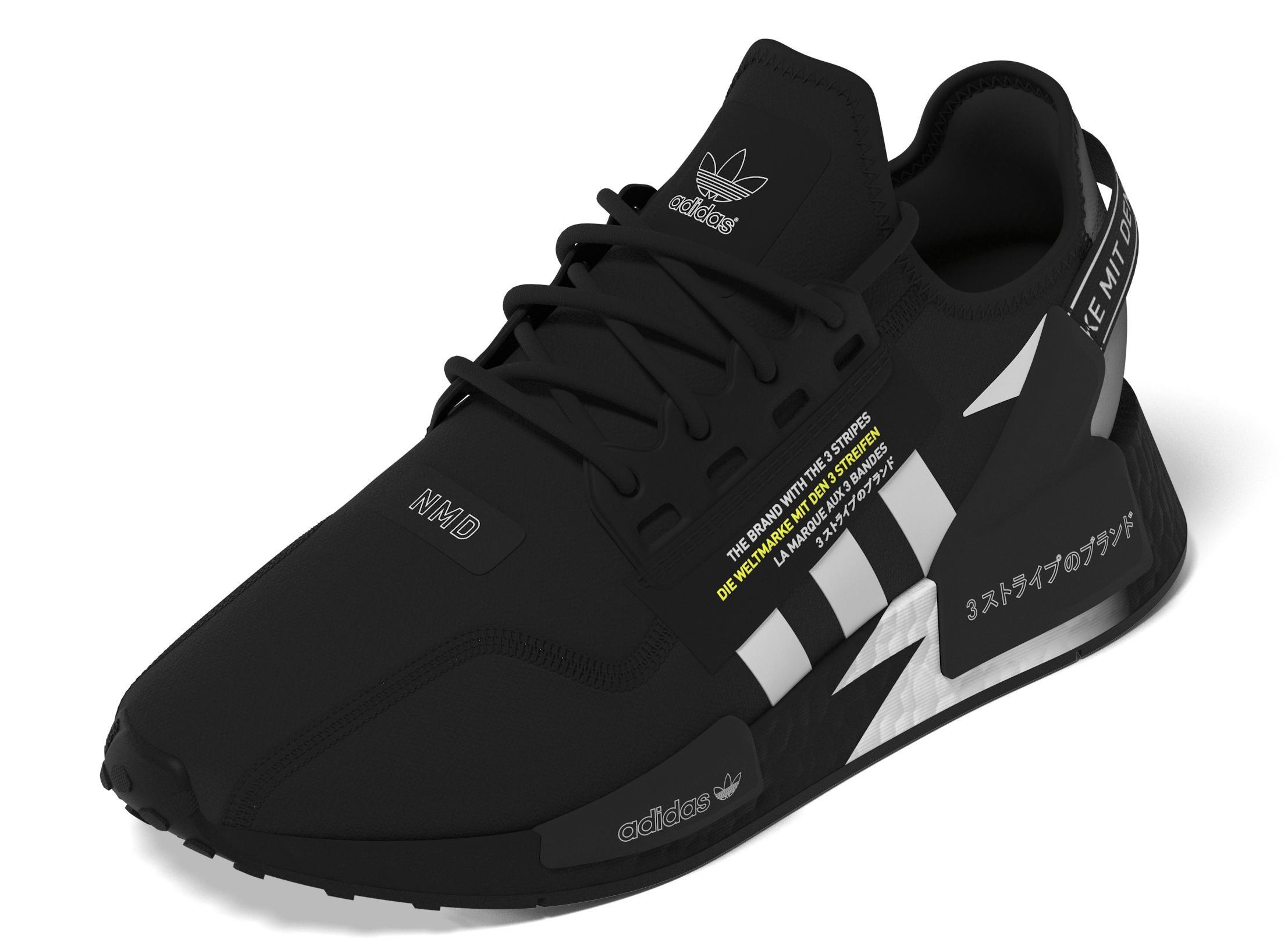 Unisex Kids Nmd_R1 V2 Shoes, Black, A901_ONE, large image number 8