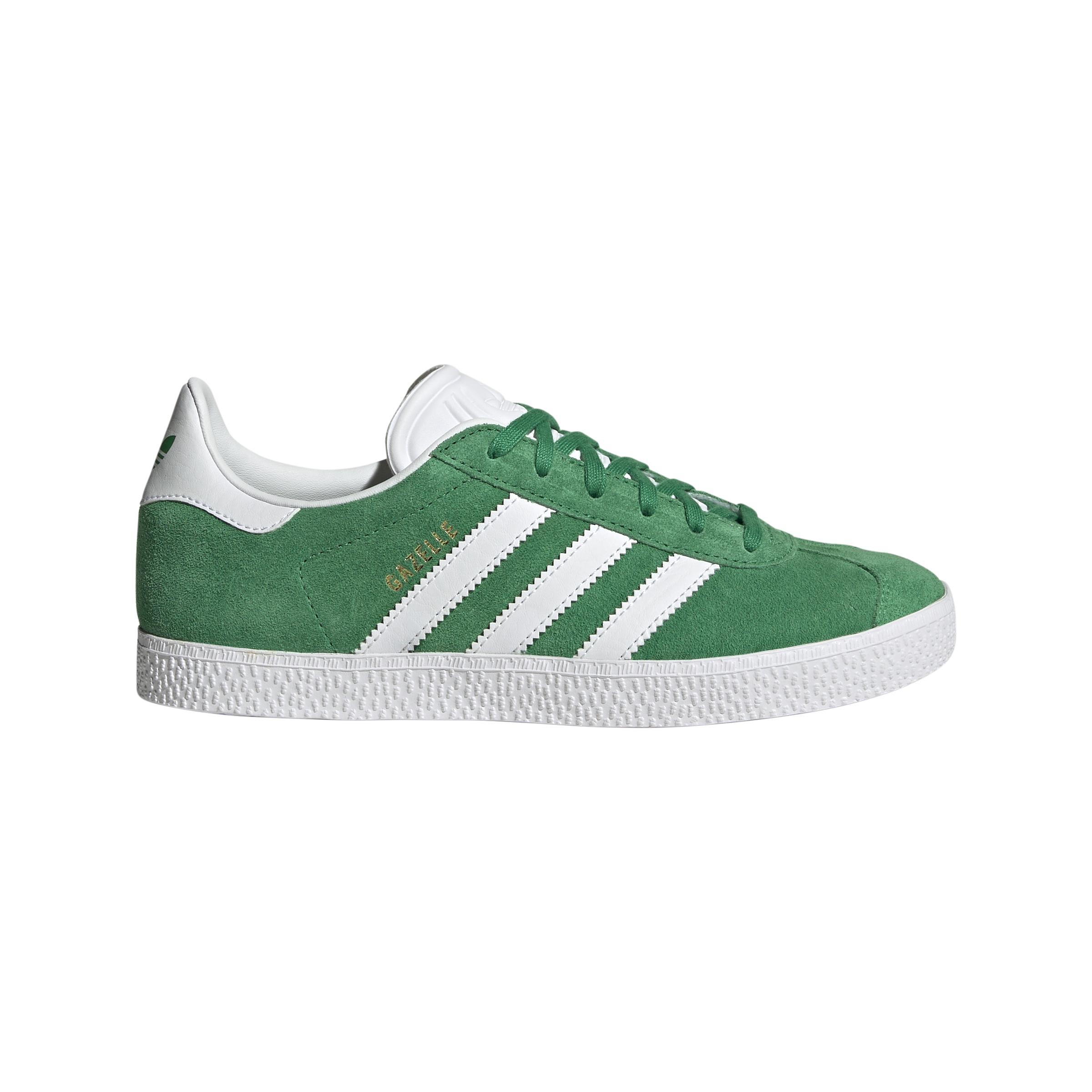 Unisex Kids Gazelle Shoes, Green, A901_ONE, large image number 0