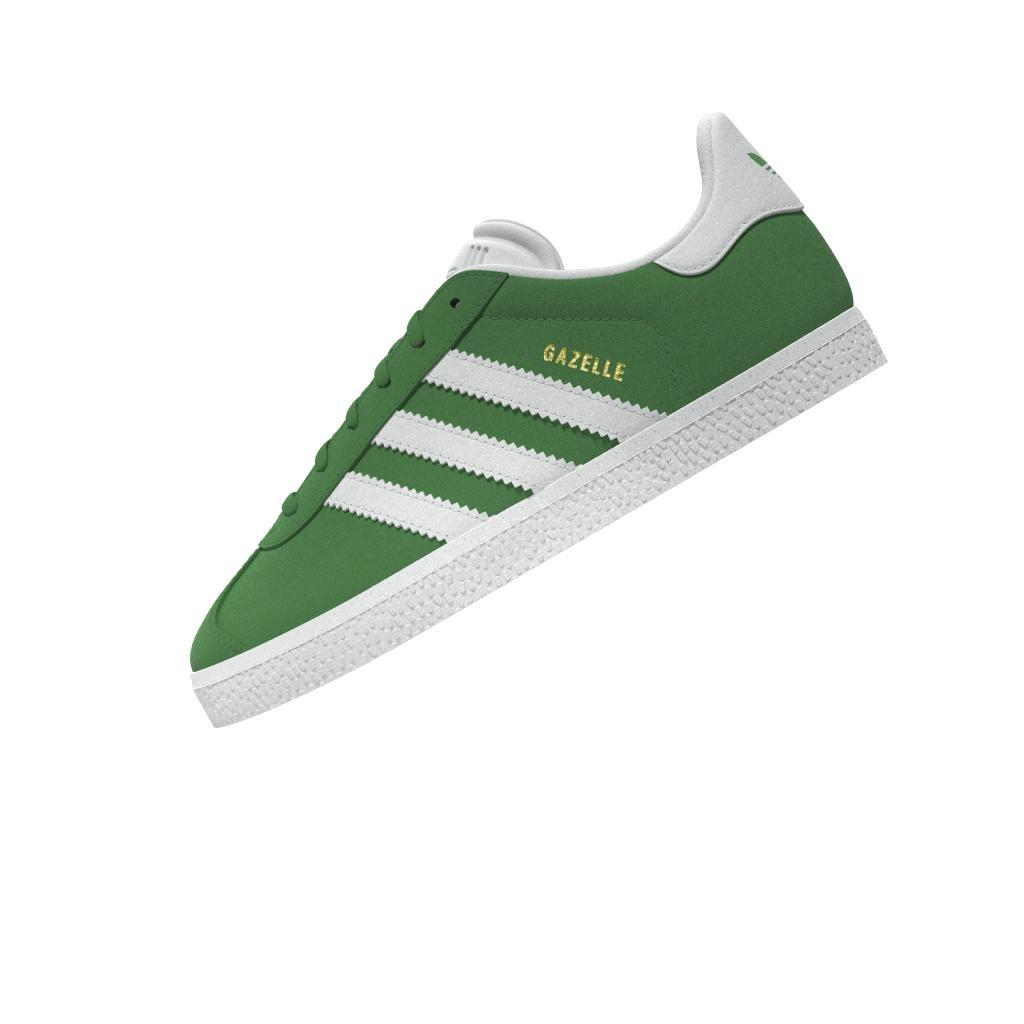 Unisex Kids Gazelle Shoes, Green, , large image number 12