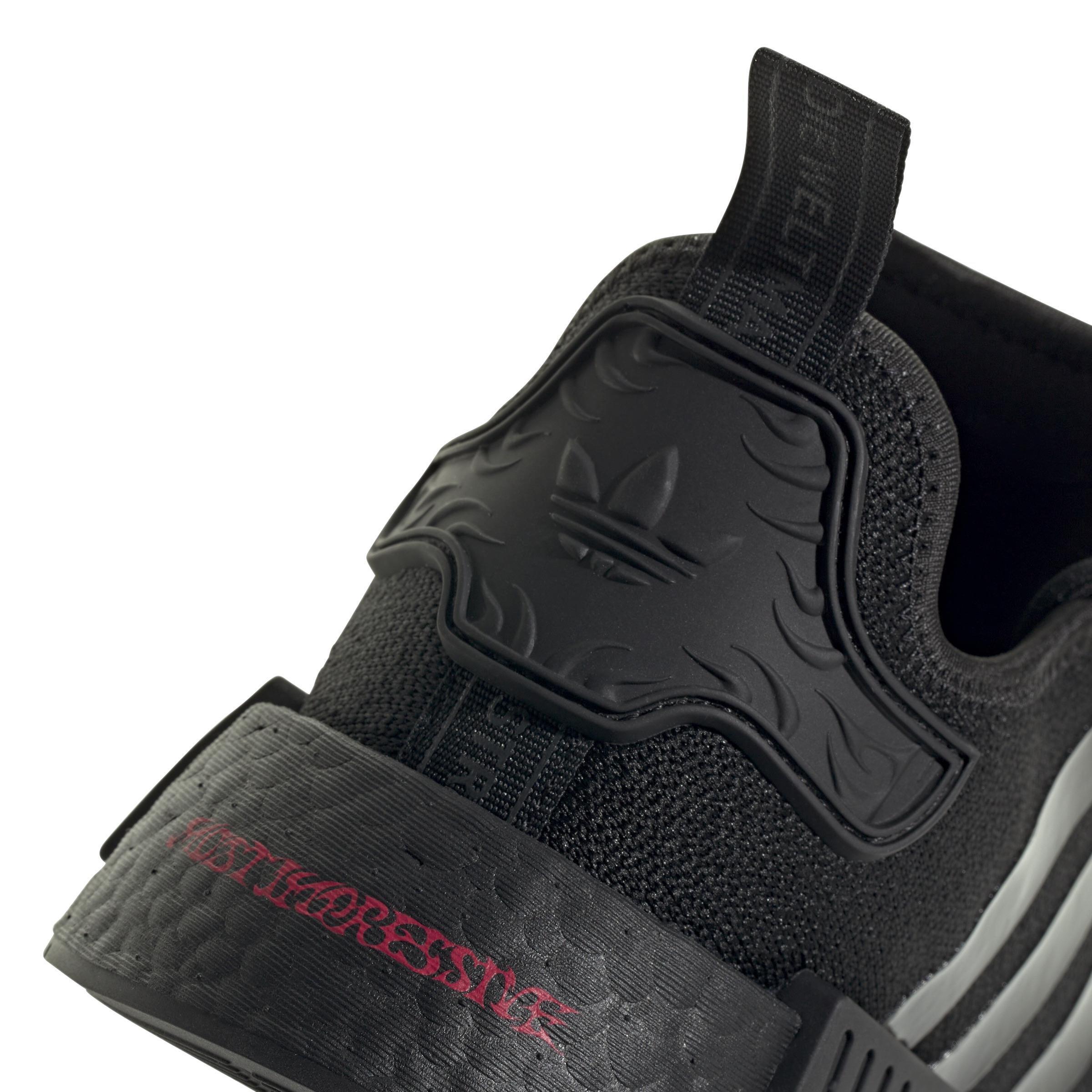 adidas Star Wars NMD_R1 Nanzuka Shoes, Black, A901_ONE, large image number 4