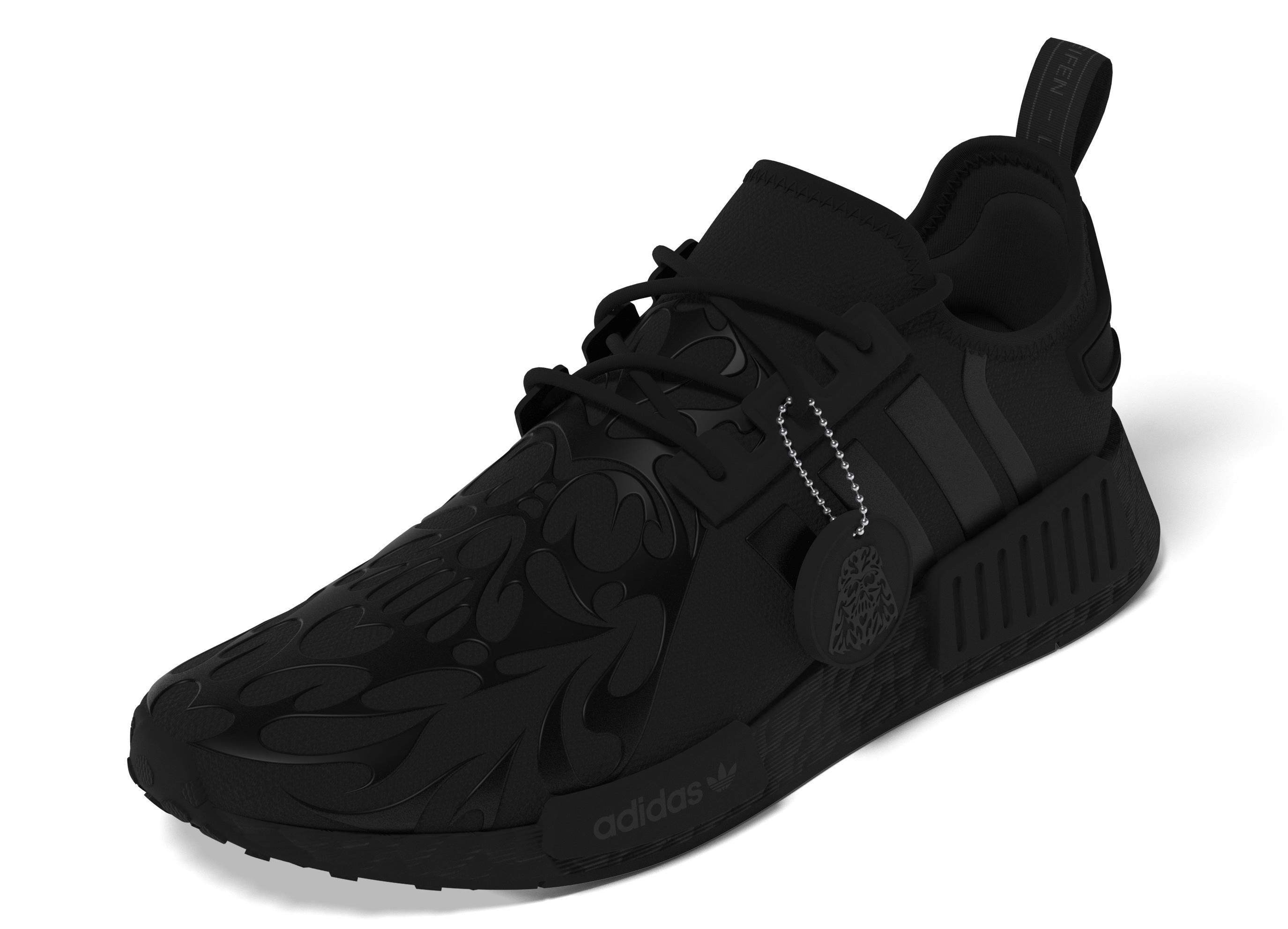 adidas Star Wars NMD_R1 Nanzuka Shoes, Black, A901_ONE, large image number 6