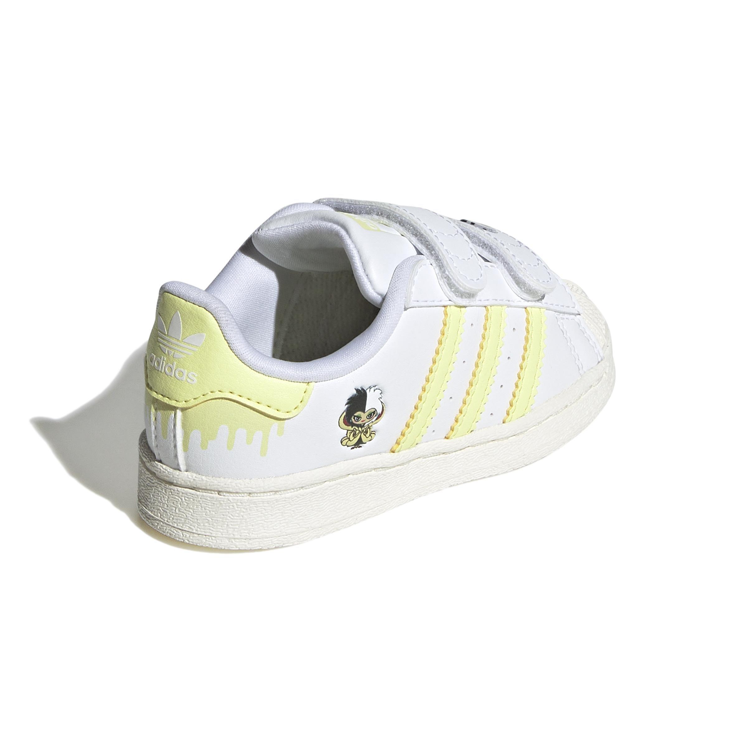 Unisex Kids adidas Superstar x Disney Shoes, White, , large image number 3