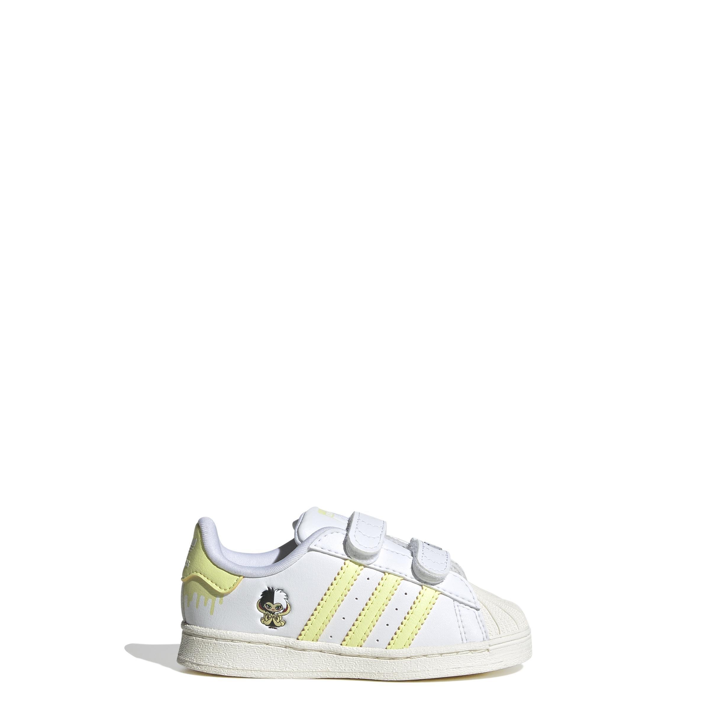 Unisex Kids adidas Superstar x Disney Shoes, White, , large image number 8