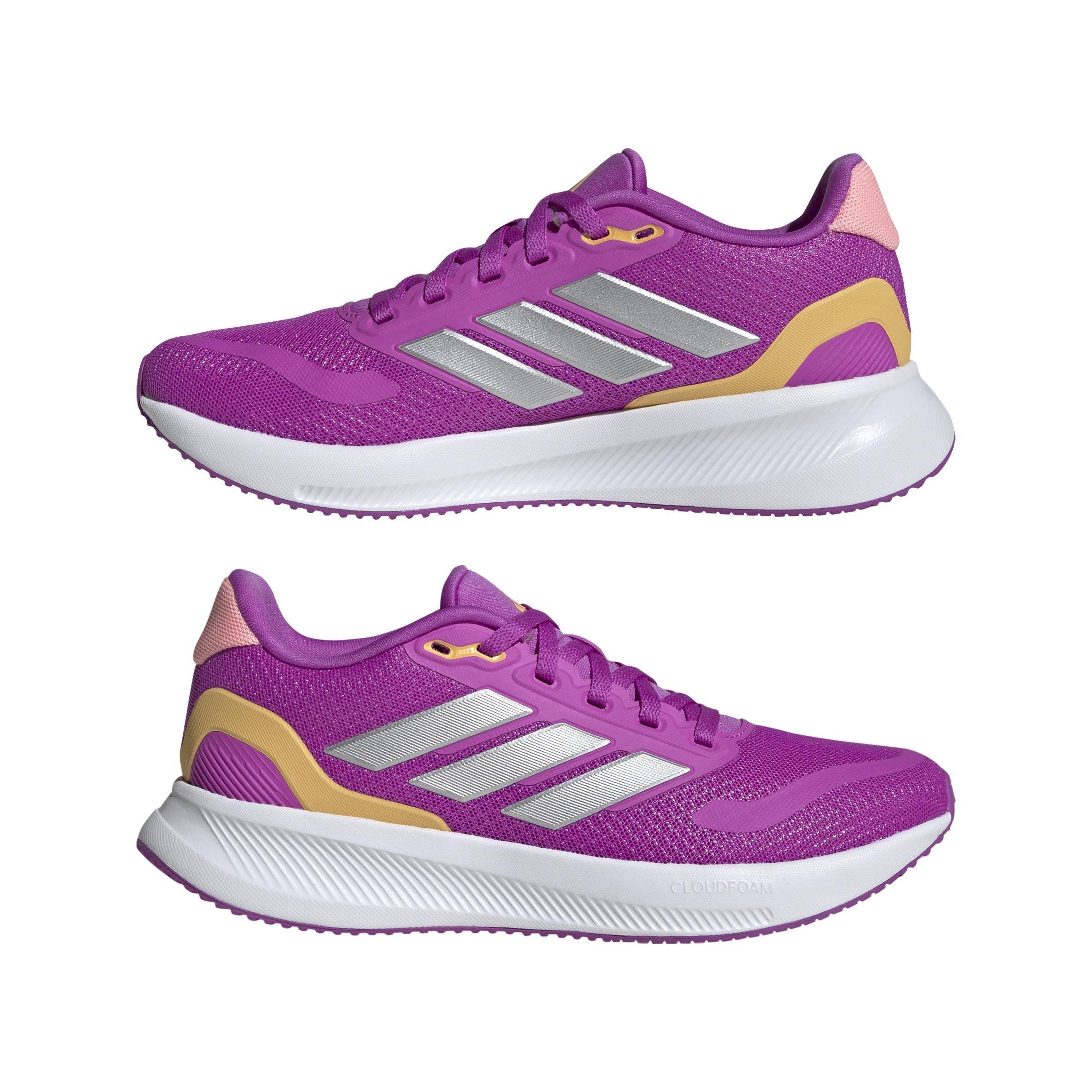 Unisex Kids Runfalcon 5 Shoes, Purple, , large image number 7