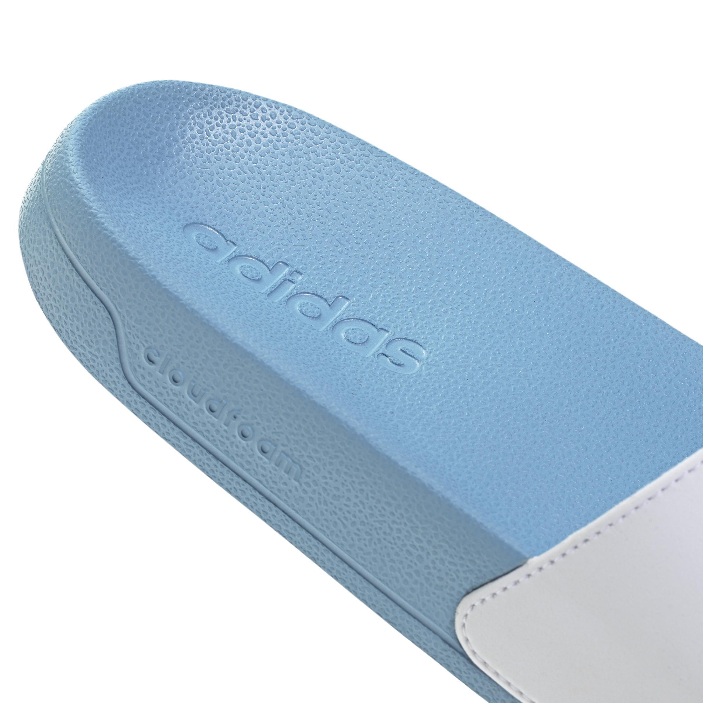 Unisex Adilette Shower Slides, Blue, A901_ONE, large image number 5