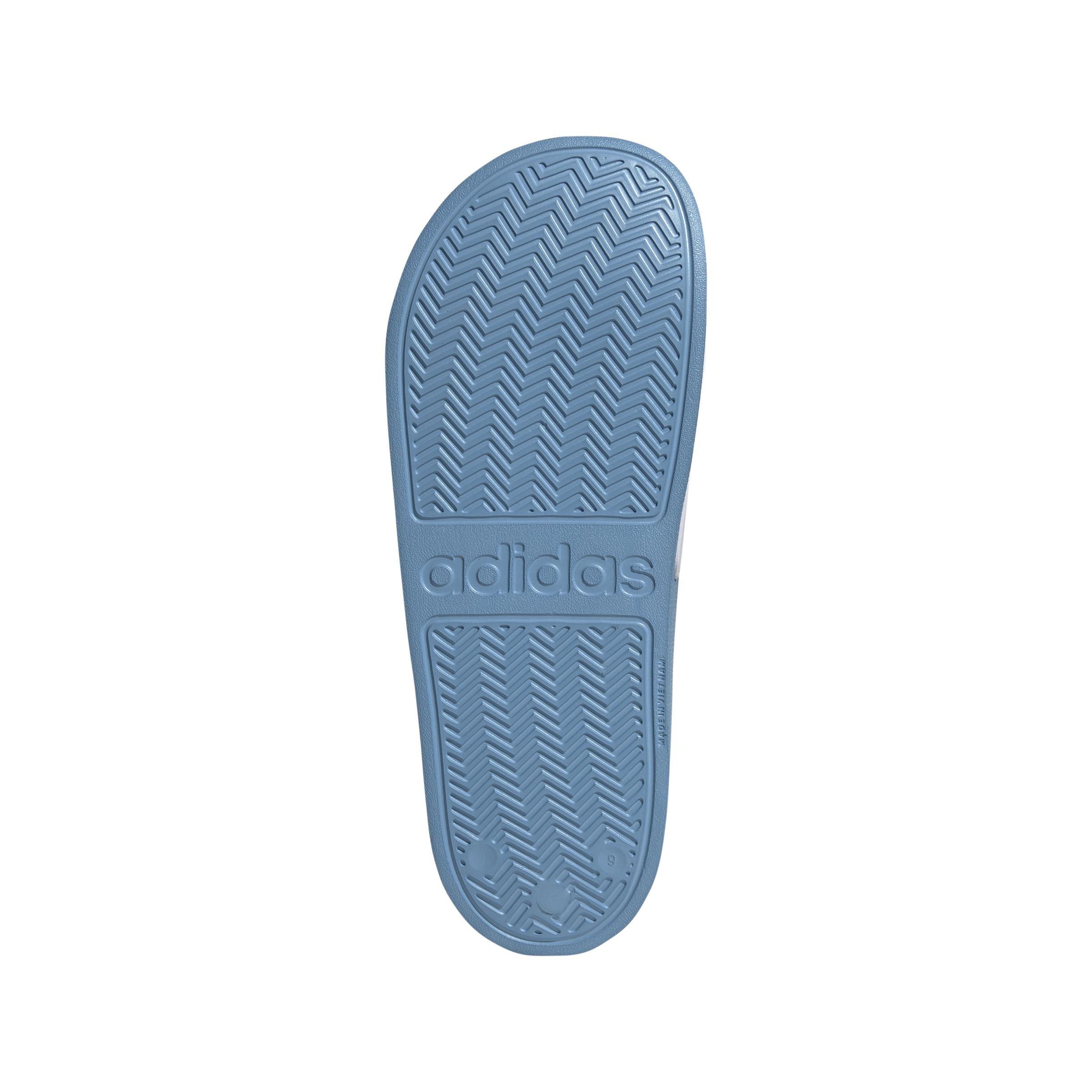 Unisex Adilette Shower Slides, Blue, A901_ONE, large image number 6