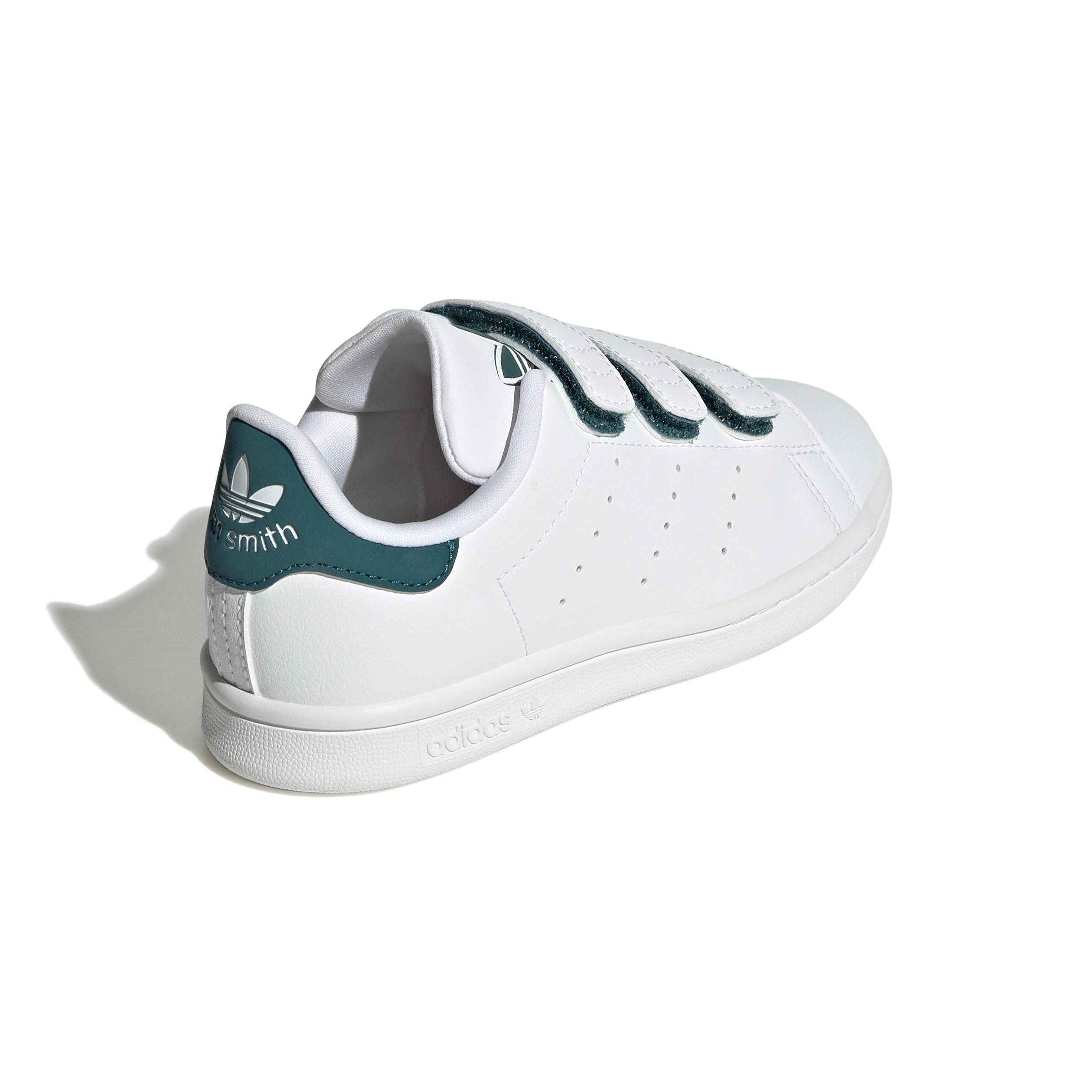 Unisex Kids Stan Smith Comfort Closure Shoes, White, A901_ONE, large image number 3