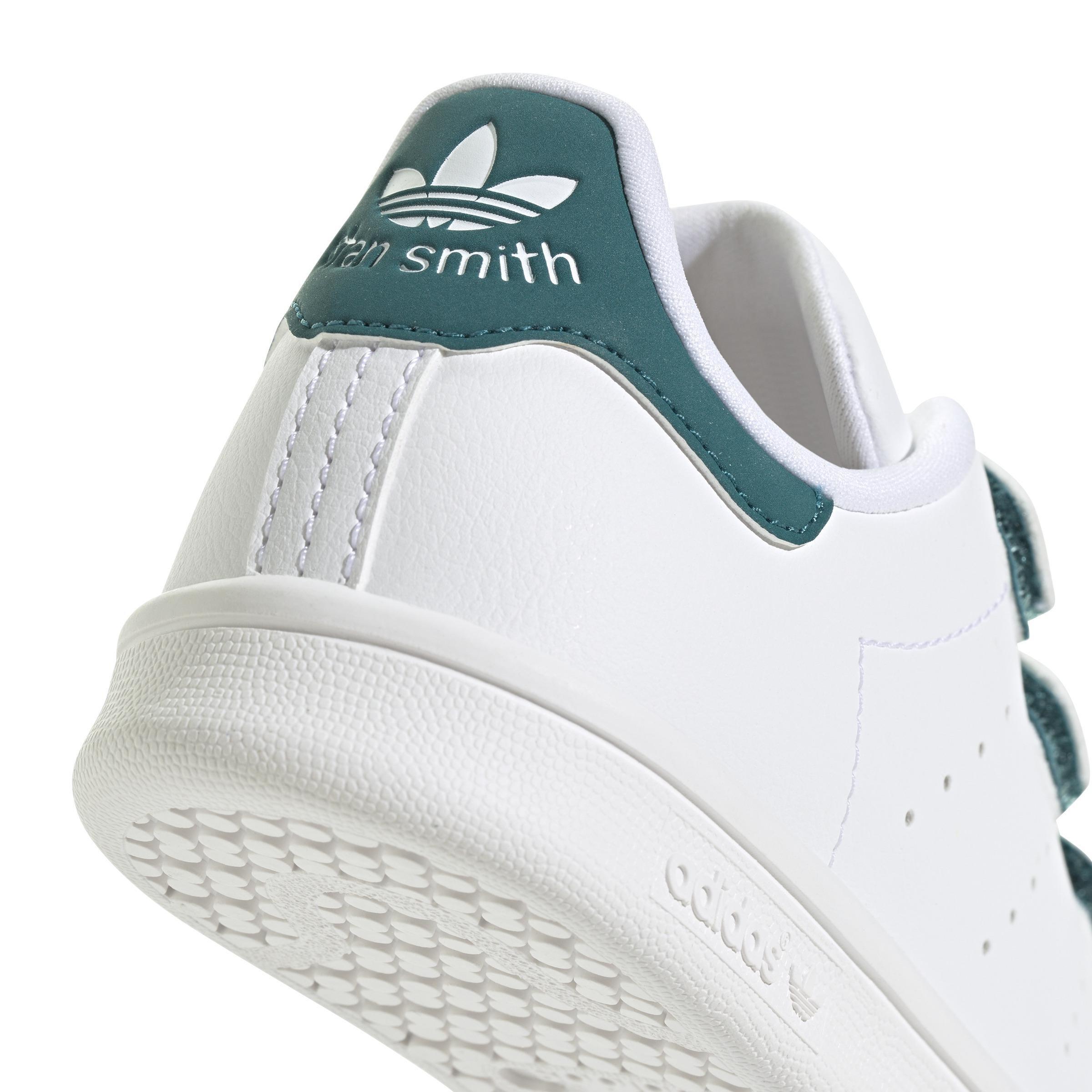 Unisex Kids Stan Smith Comfort Closure Shoes, White, A901_ONE, large image number 4