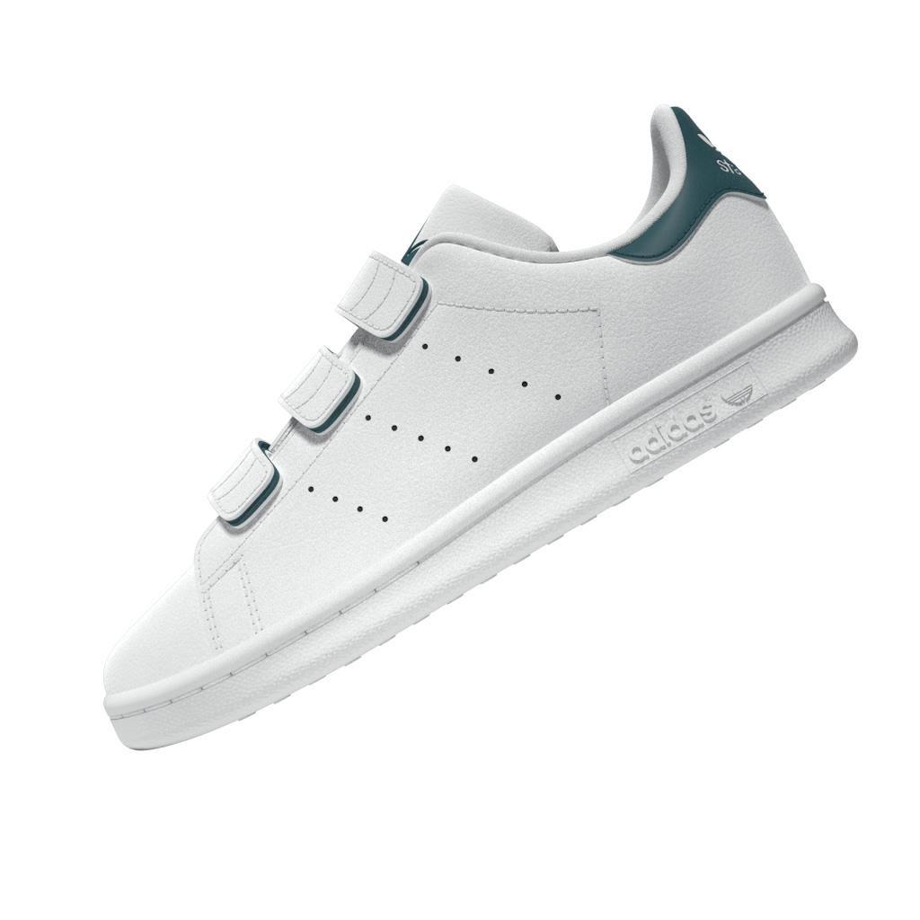 Unisex Kids Stan Smith Comfort Closure Shoes, White, A901_ONE, large image number 7