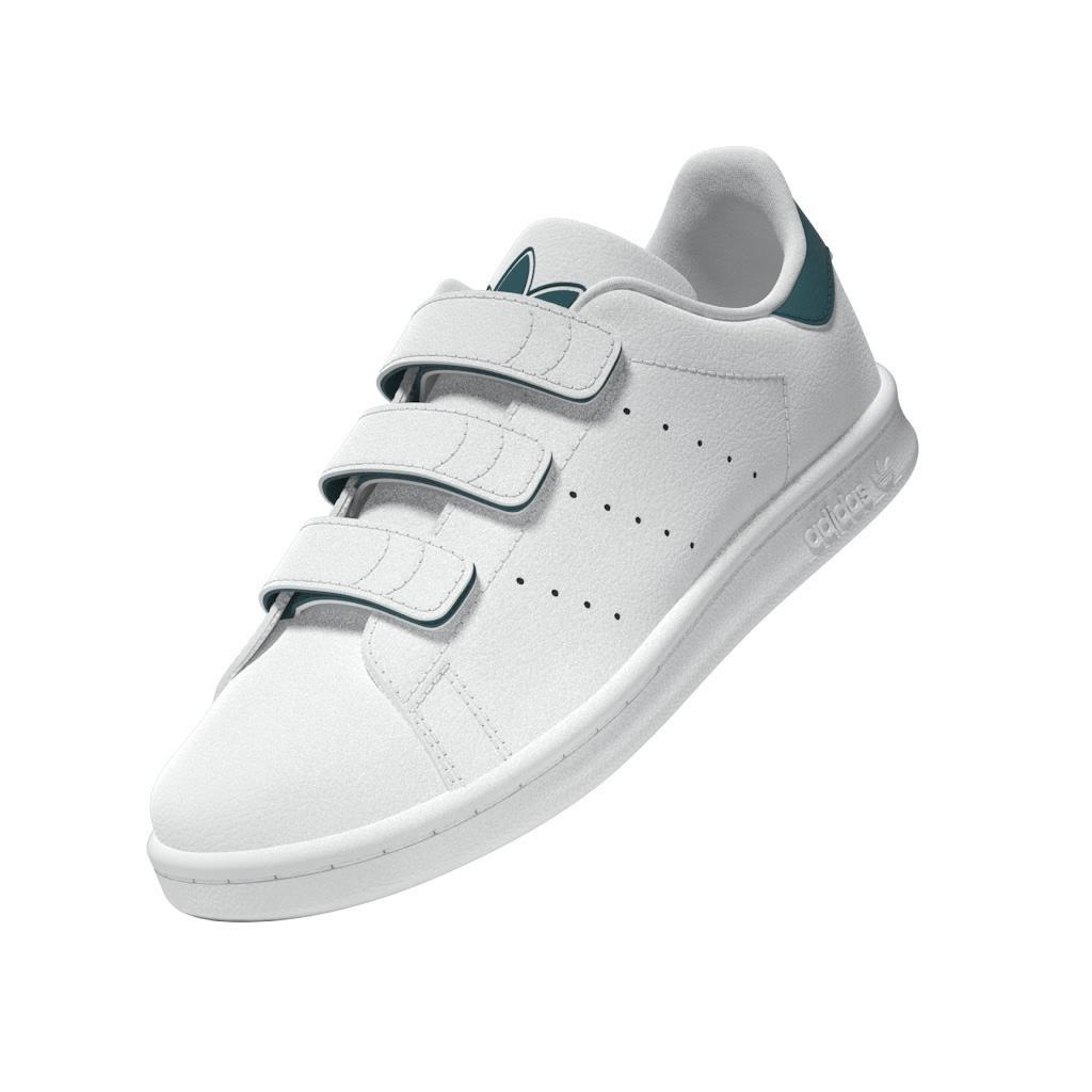 Unisex Kids Stan Smith Comfort Closure Shoes, White, A901_ONE, large image number 12