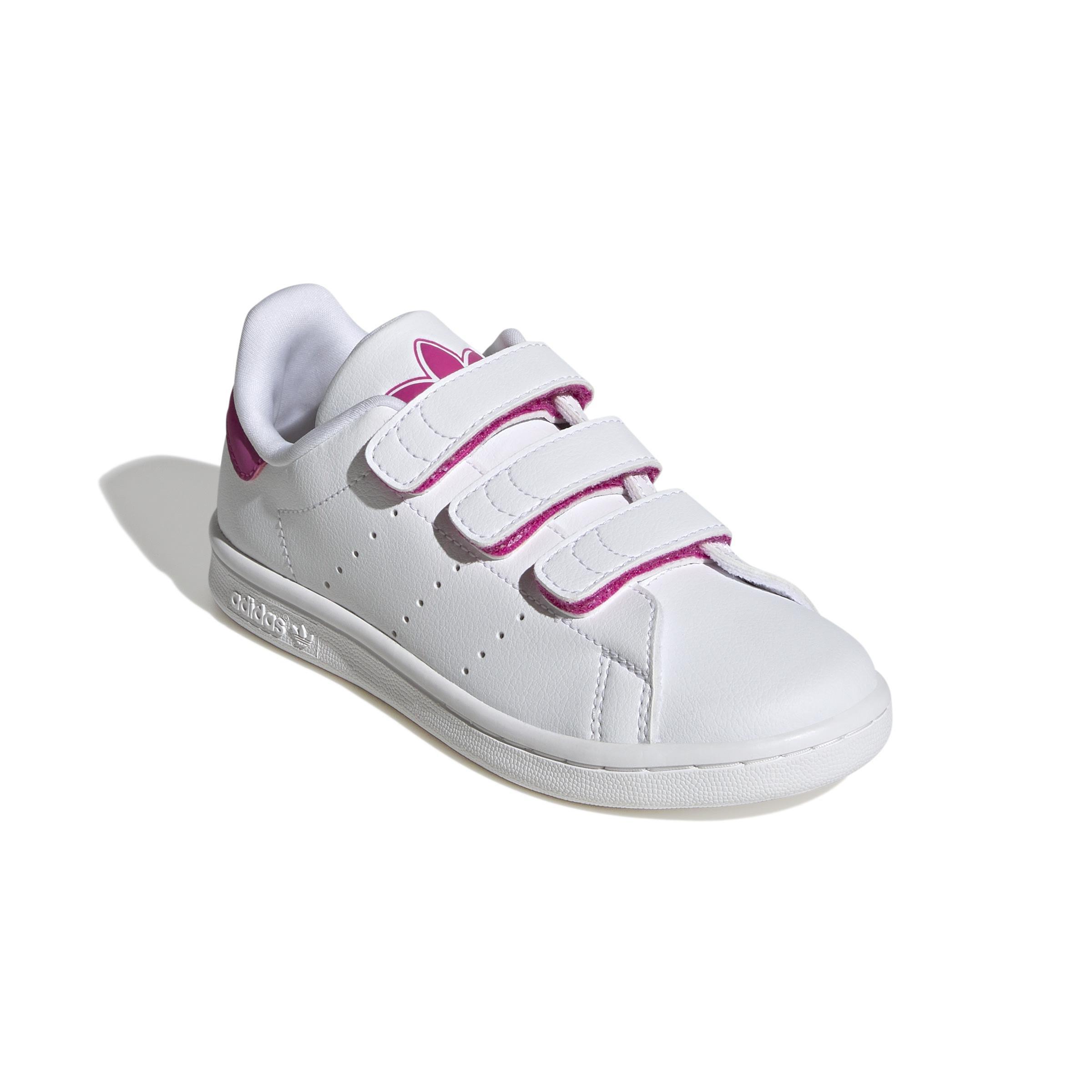 Unisex Kids Stan Smith Comfort Closure Shoes, White, A901_ONE, large image number 2