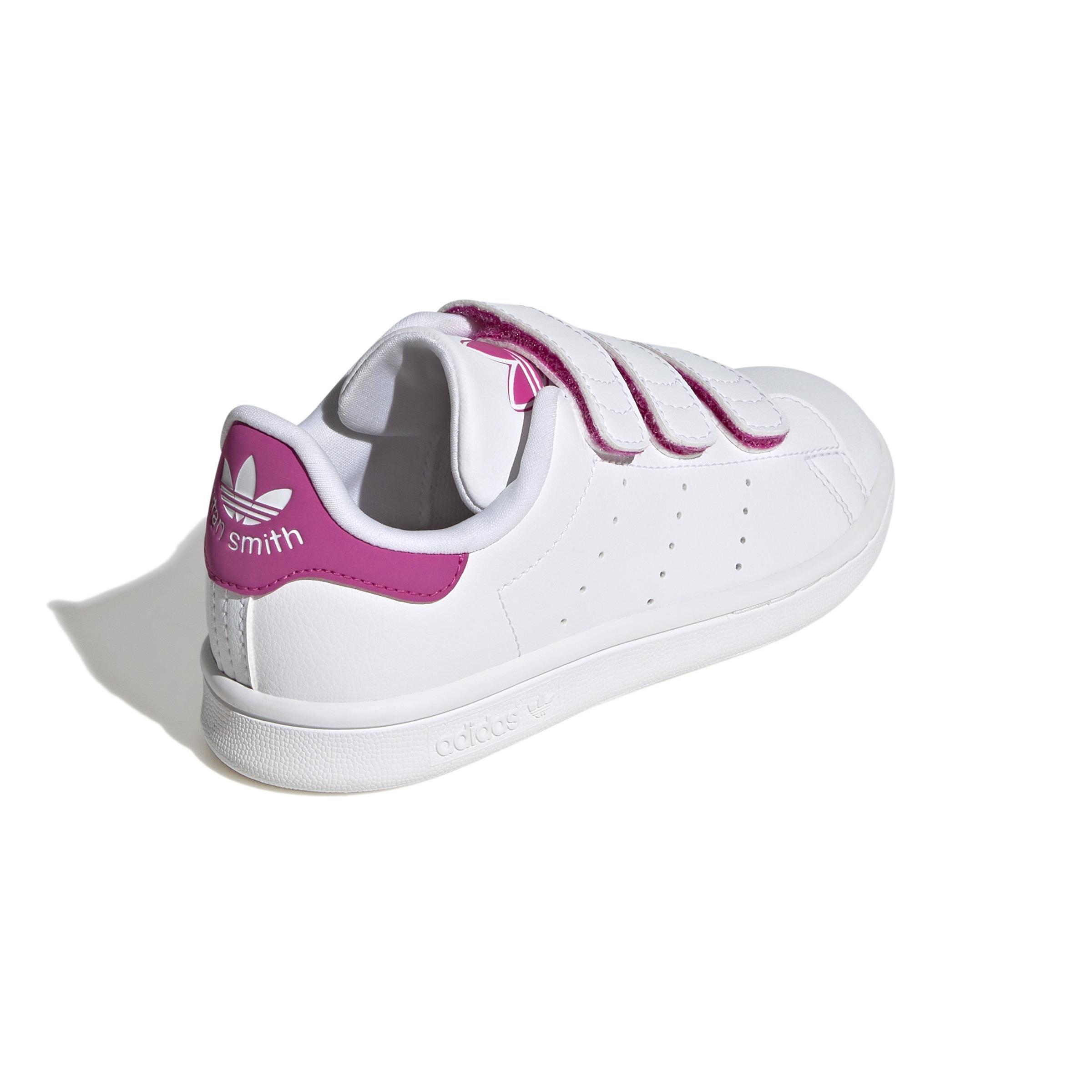 Unisex Kids Stan Smith Comfort Closure Shoes, White, A901_ONE, large image number 3