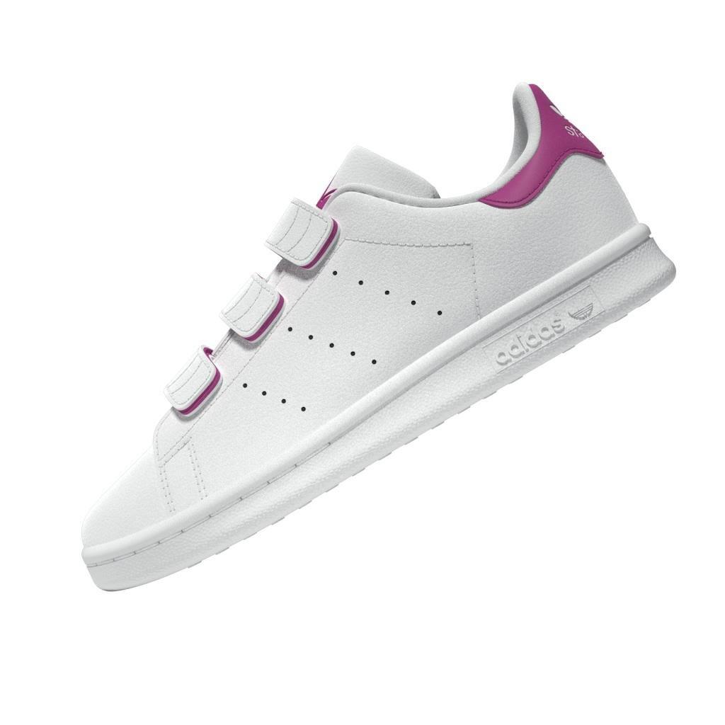Unisex Kids Stan Smith Comfort Closure Shoes, White, A901_ONE, large image number 11