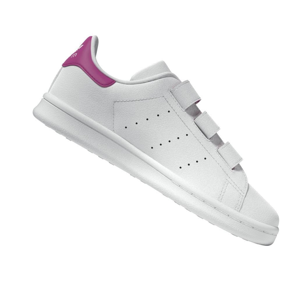 Unisex Kids Stan Smith Comfort Closure Shoes, White, A901_ONE, large image number 12