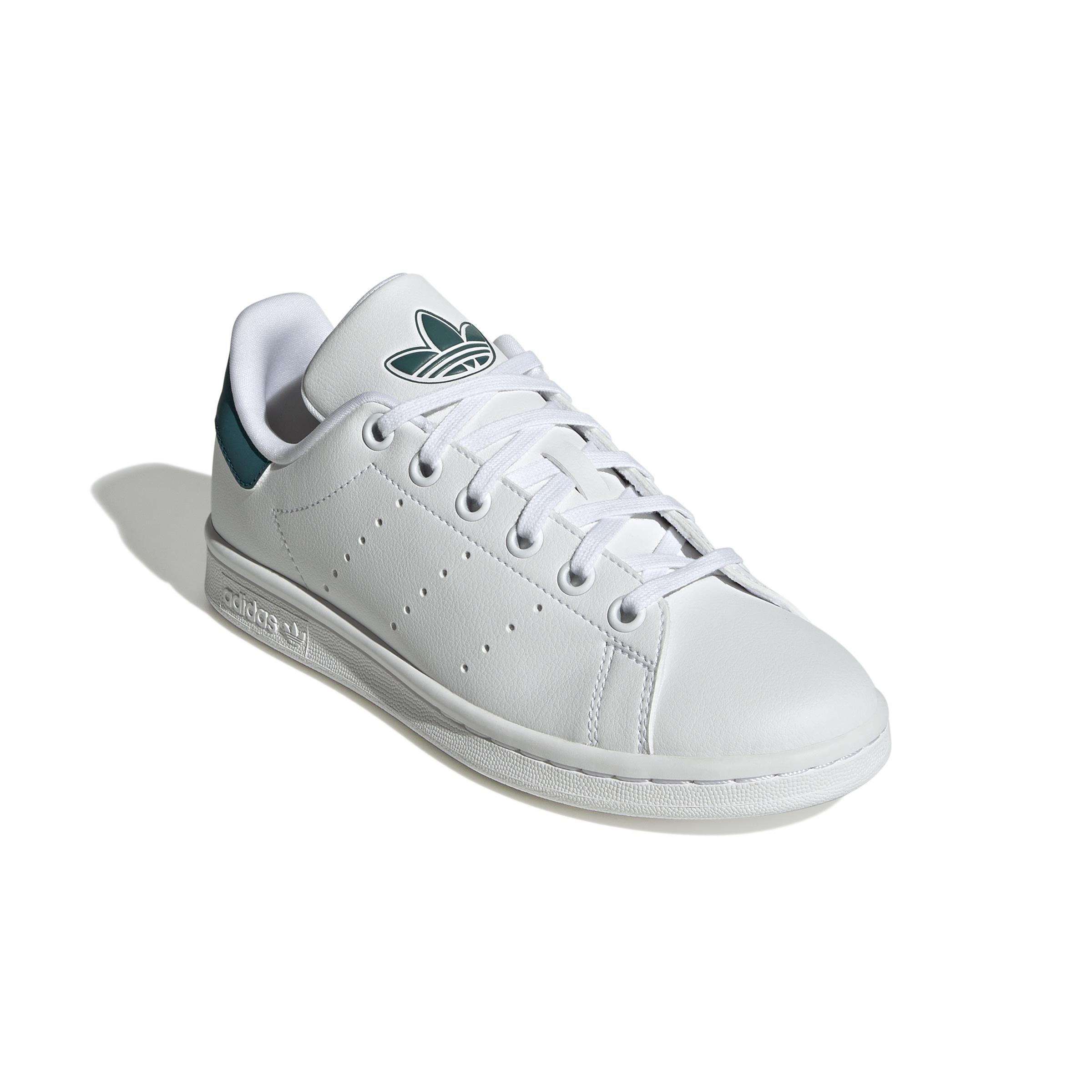 Unisex Kids Stan Smith Shoes, White, A901_ONE, large image number 2