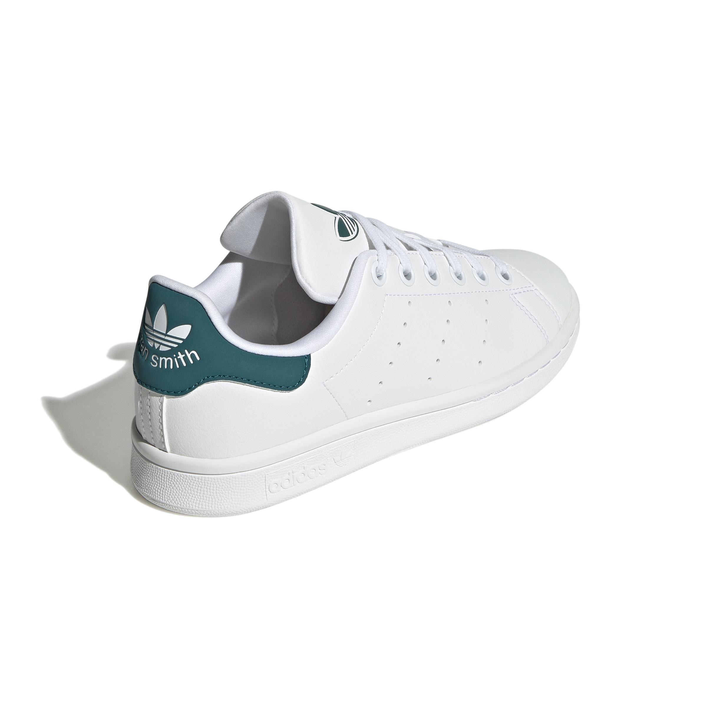Unisex Kids Stan Smith Shoes, White, A901_ONE, large image number 3