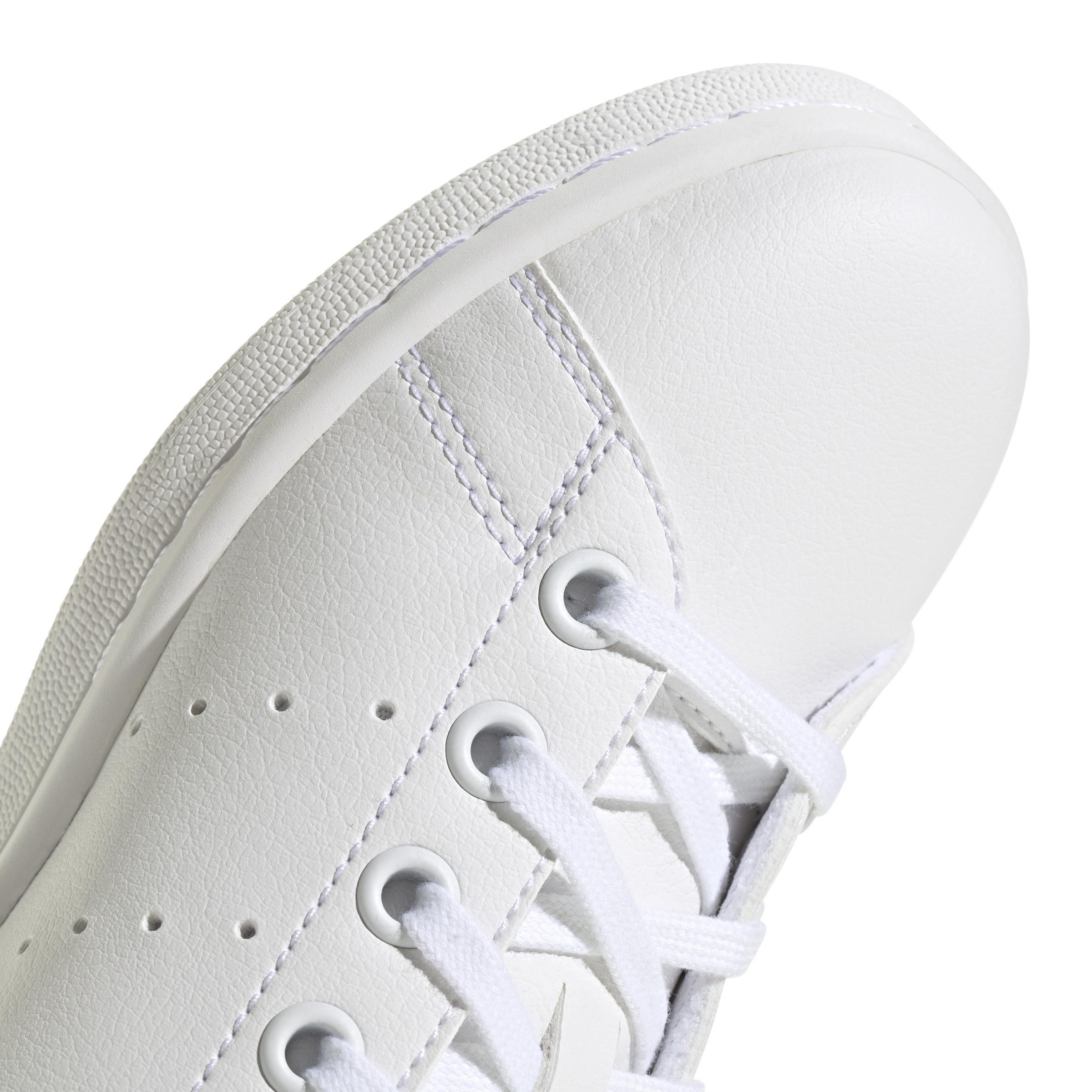 Unisex Kids Stan Smith Shoes, White, A901_ONE, large image number 4