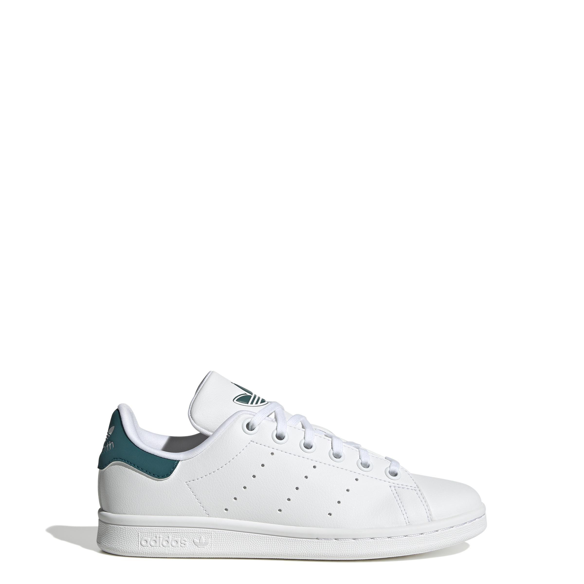 Unisex Kids Stan Smith Shoes, White, A901_ONE, large image number 7