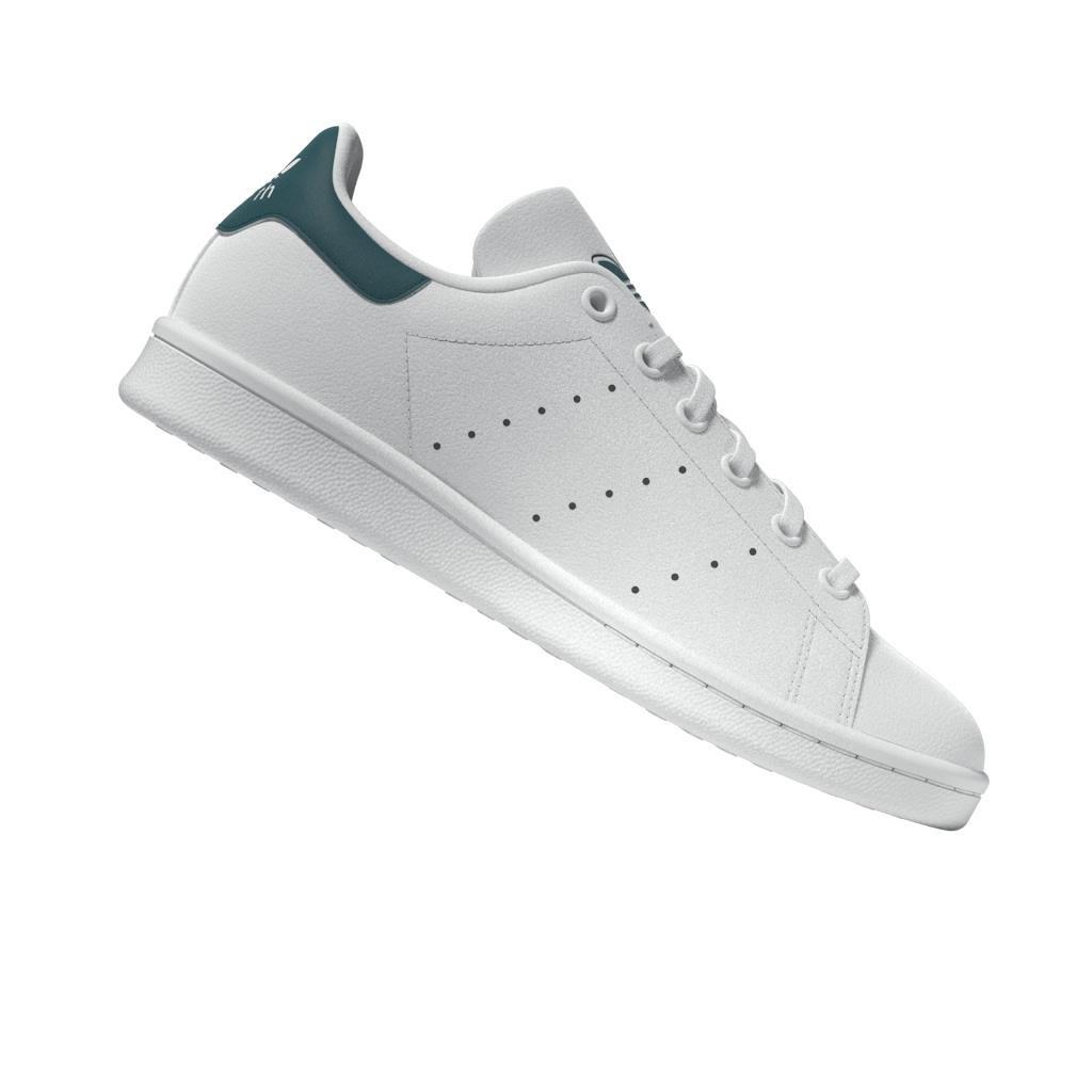 Unisex Kids Stan Smith Shoes, White, A901_ONE, large image number 10