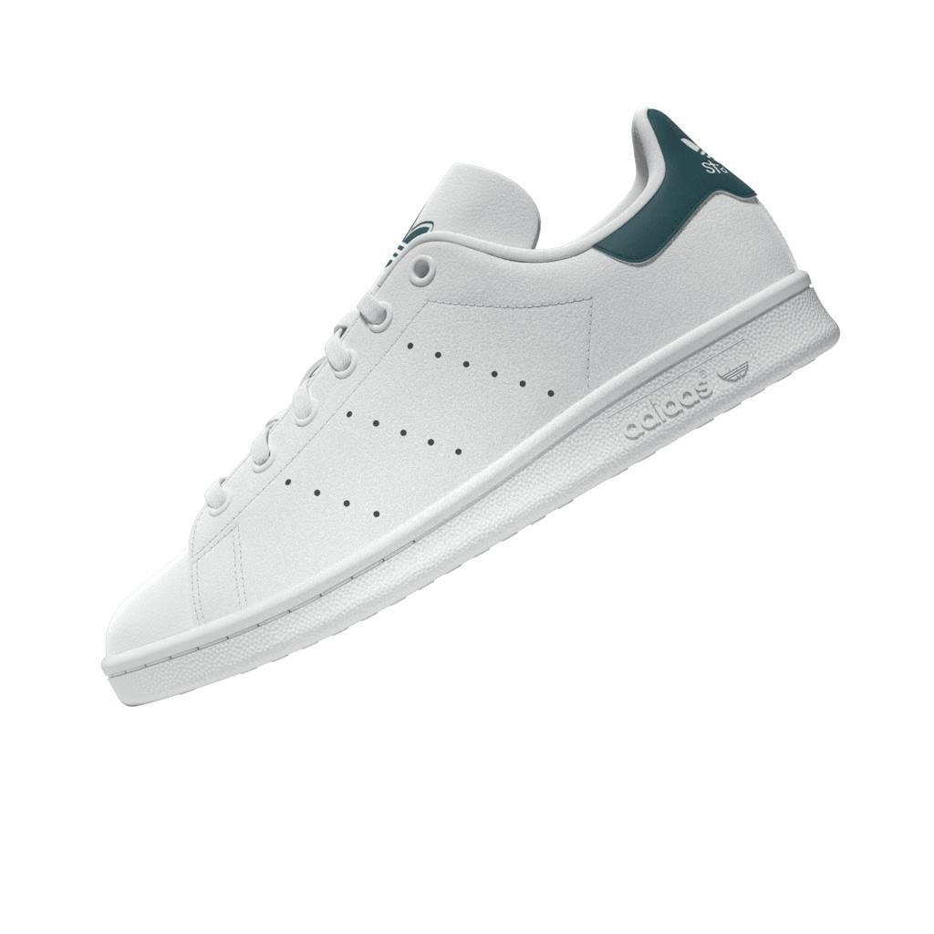 Unisex Kids Stan Smith Shoes, White, A901_ONE, large image number 12