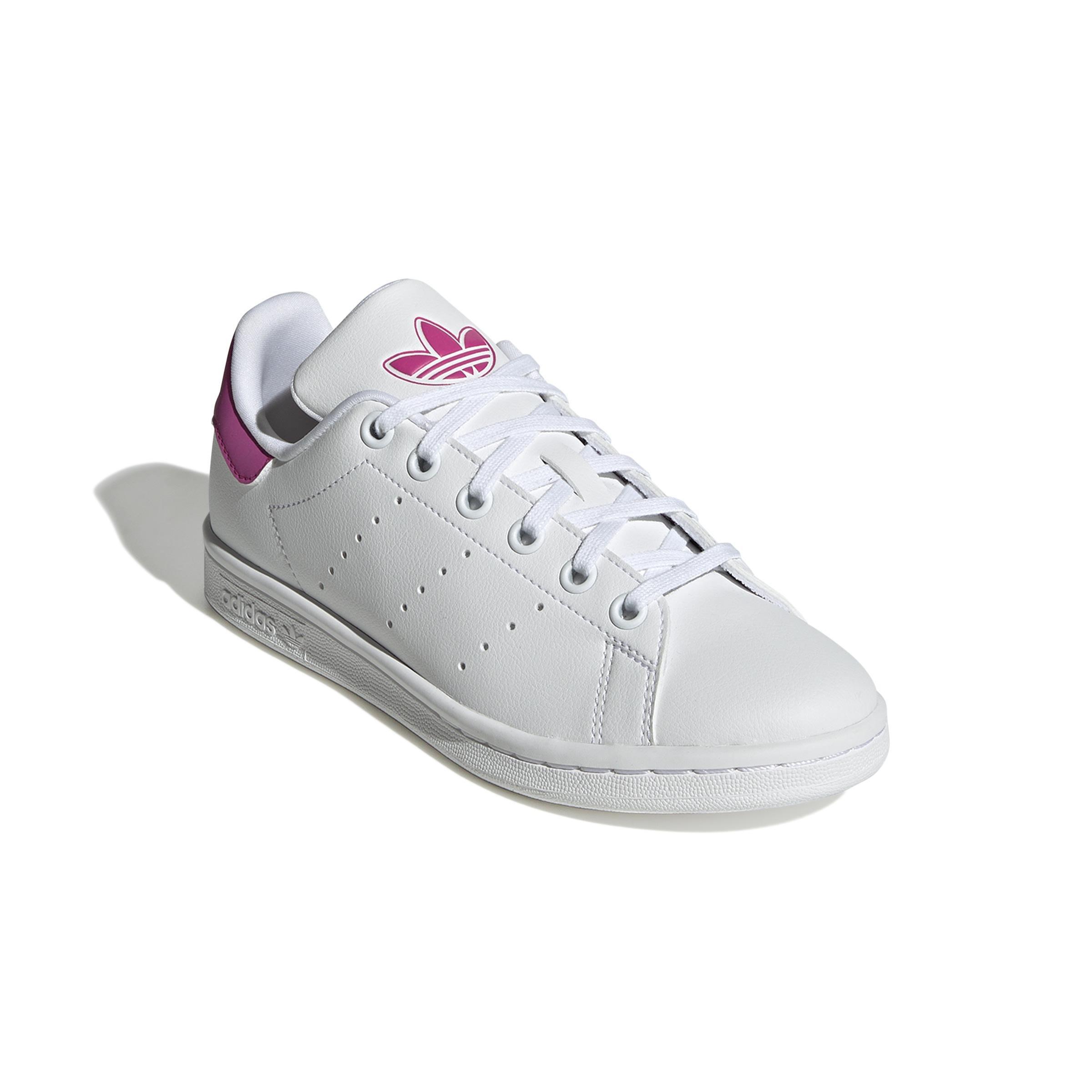 Unisex Kids Stan Smith Shoes, White, A901_ONE, large image number 2