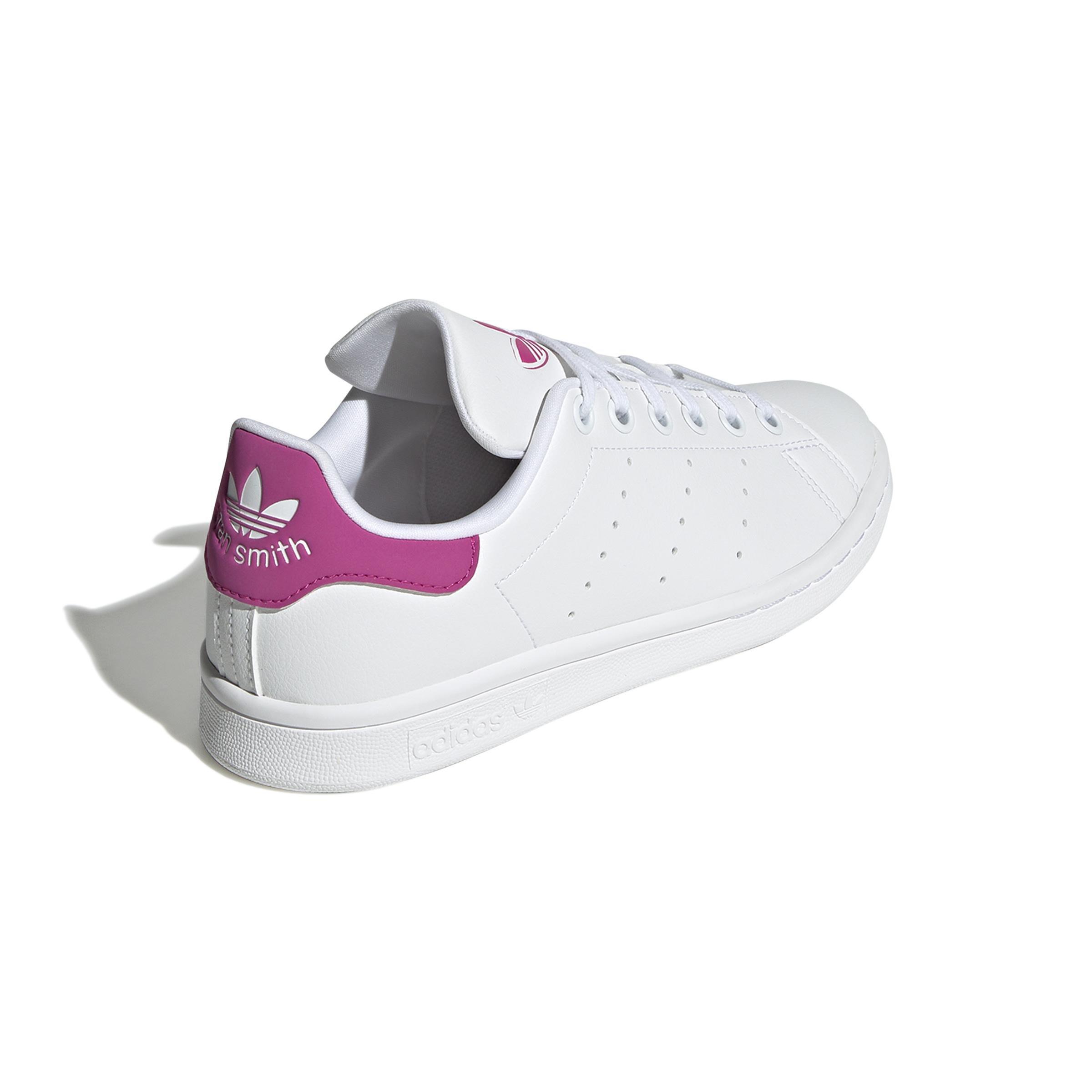 Unisex Kids Stan Smith Shoes, White, A901_ONE, large image number 3