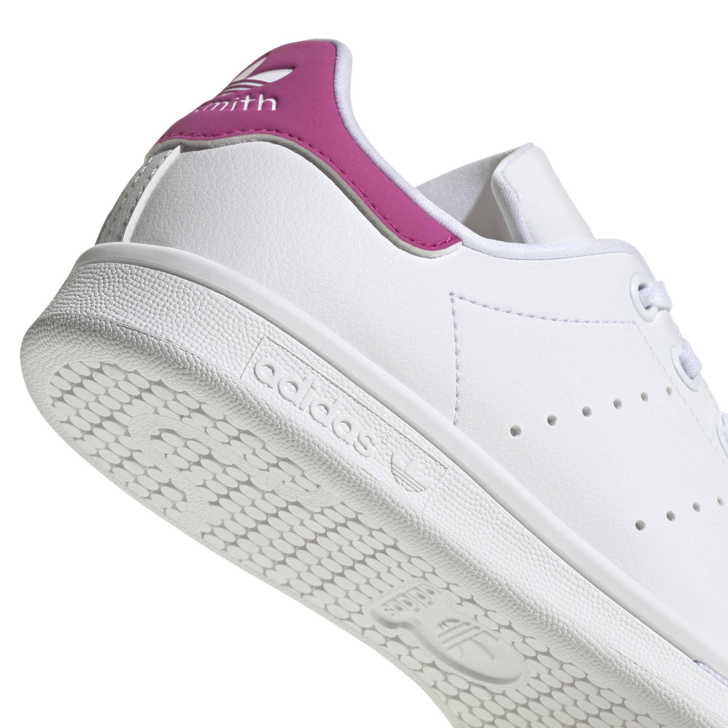 Unisex Kids Stan Smith Shoes, White, A901_ONE, large image number 4