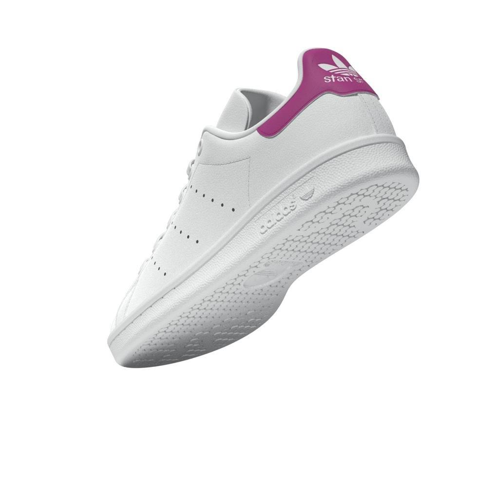 Unisex Kids Stan Smith Shoes, White, A901_ONE, large image number 7