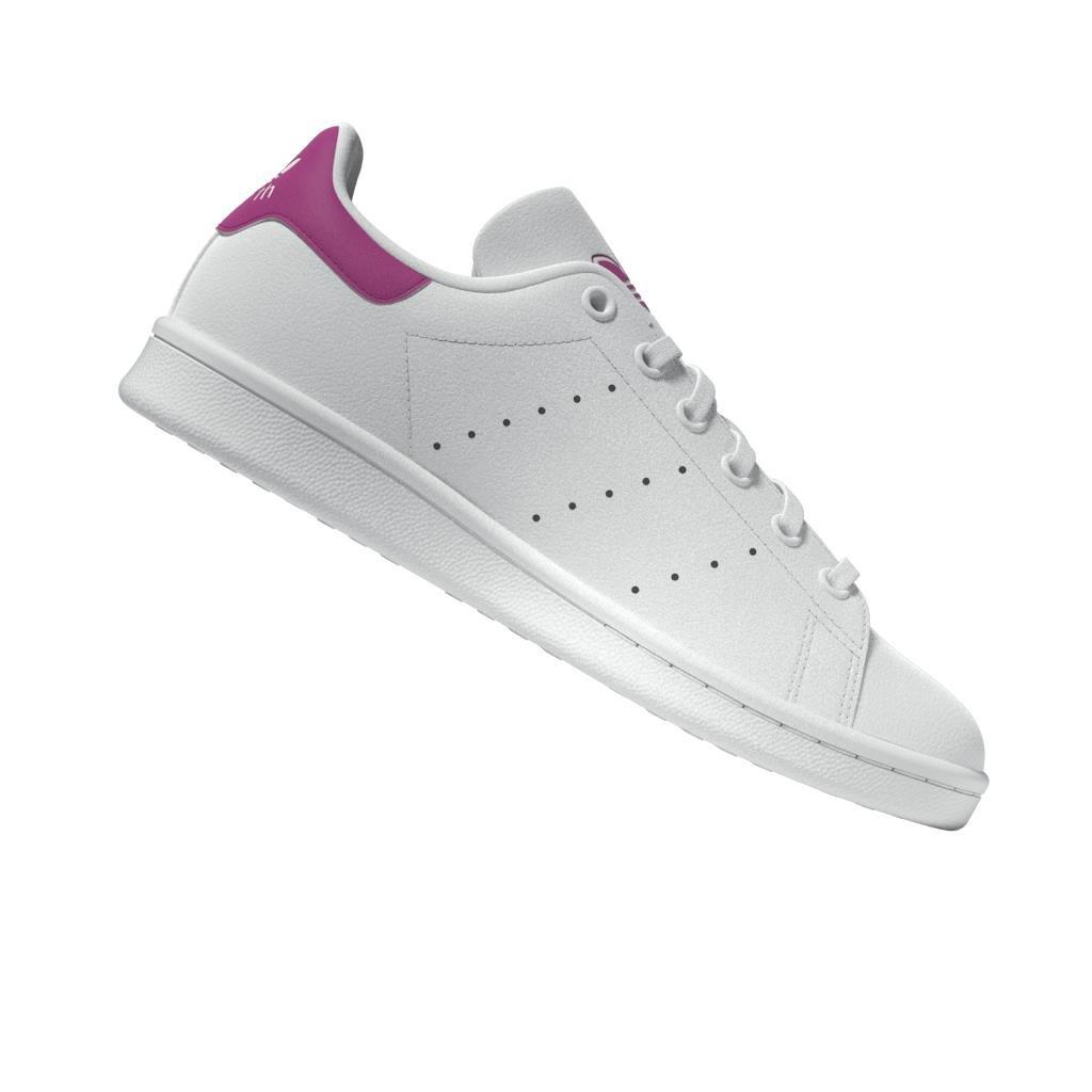 Unisex Kids Stan Smith Shoes, White, A901_ONE, large image number 11