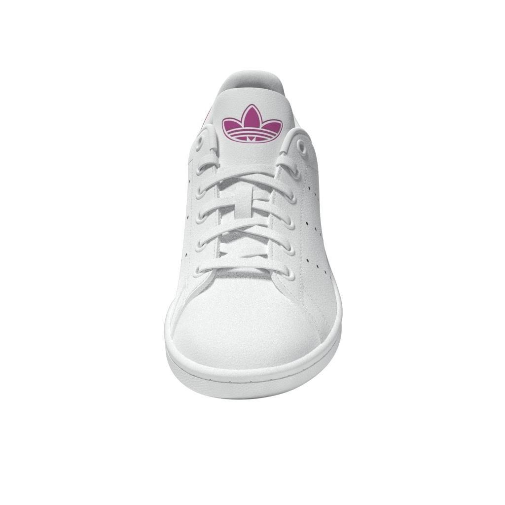 Unisex Kids Stan Smith Shoes, White, A901_ONE, large image number 12