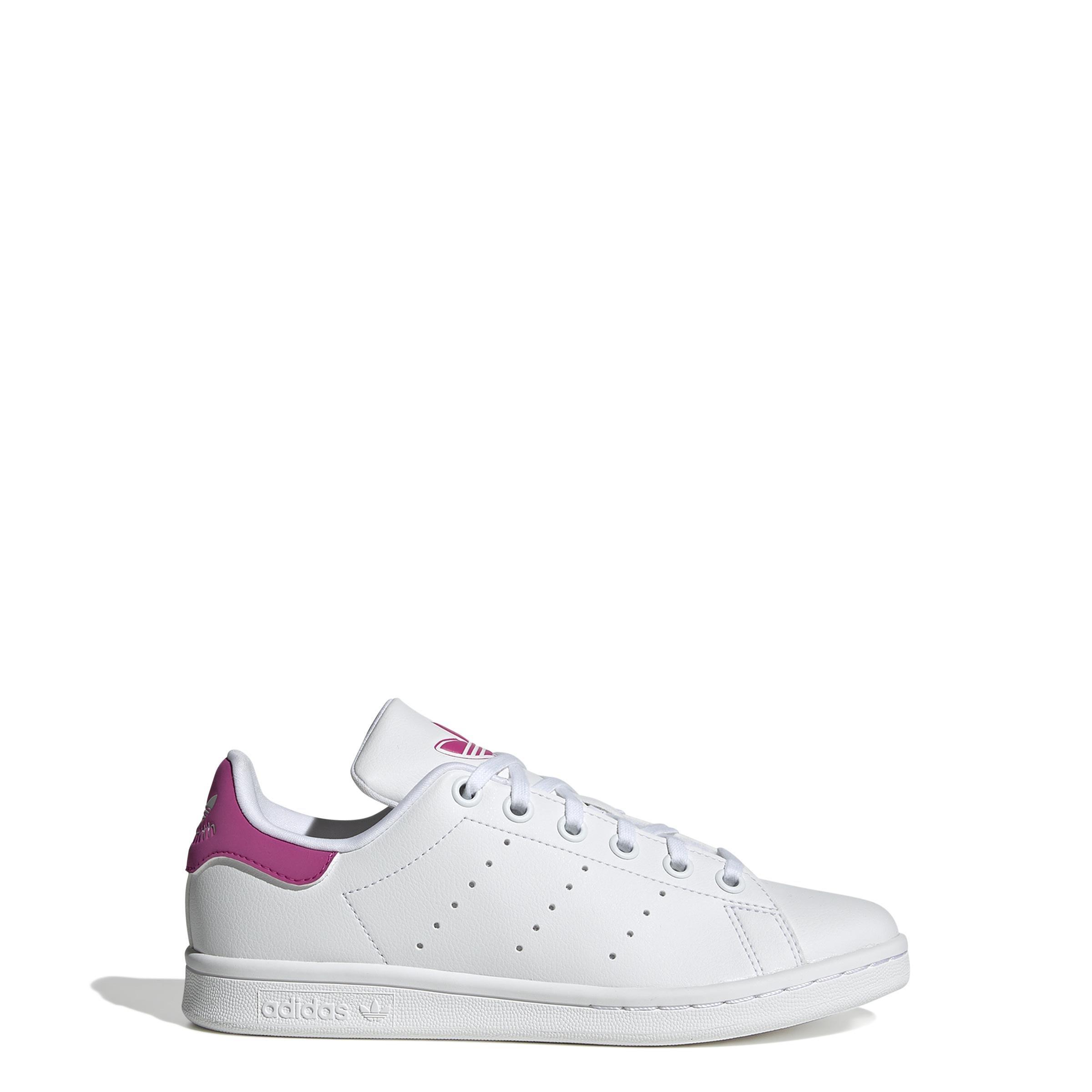 Unisex Kids Stan Smith Shoes, White, A901_ONE, large image number 13