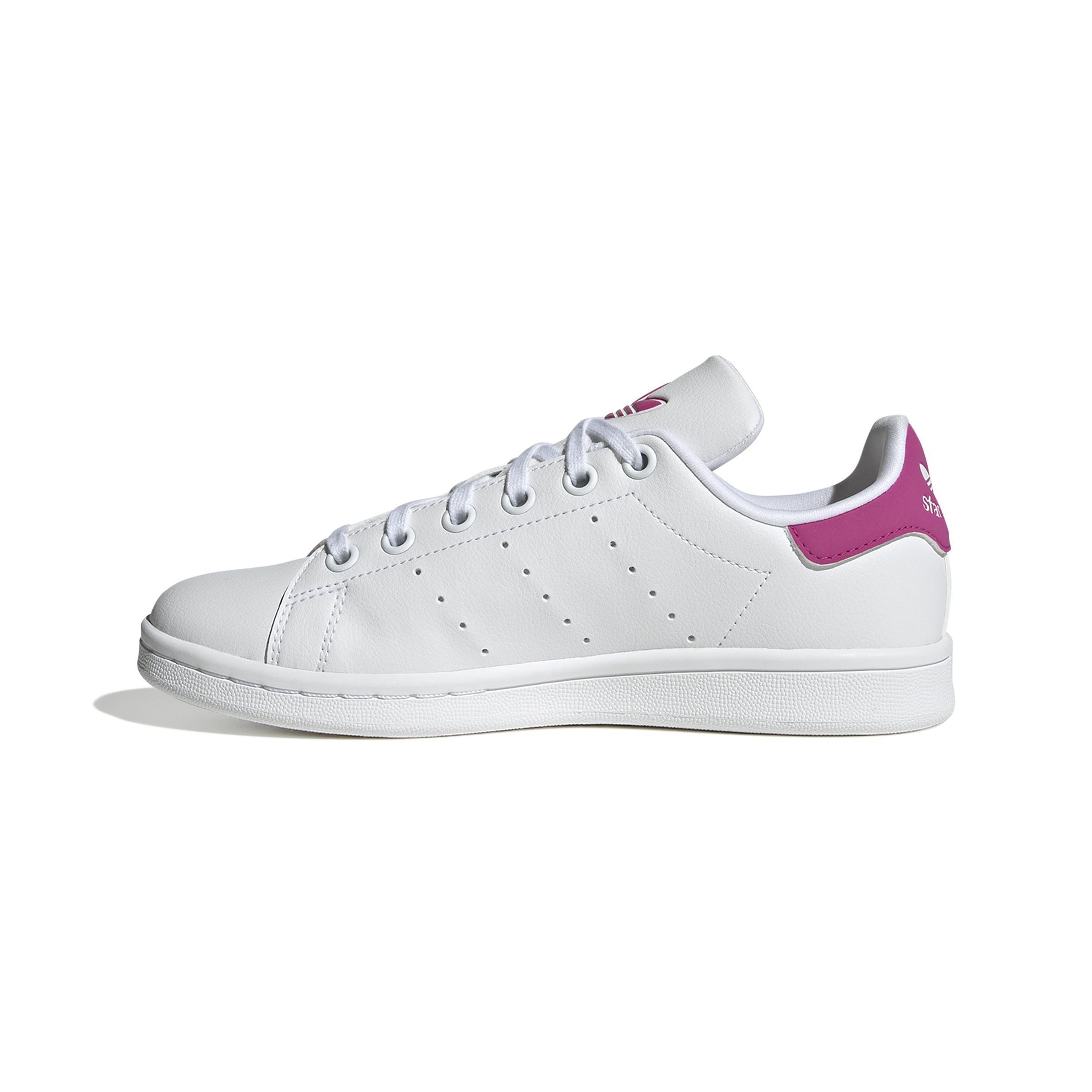 Unisex Kids Stan Smith Shoes, White, A901_ONE, large image number 14