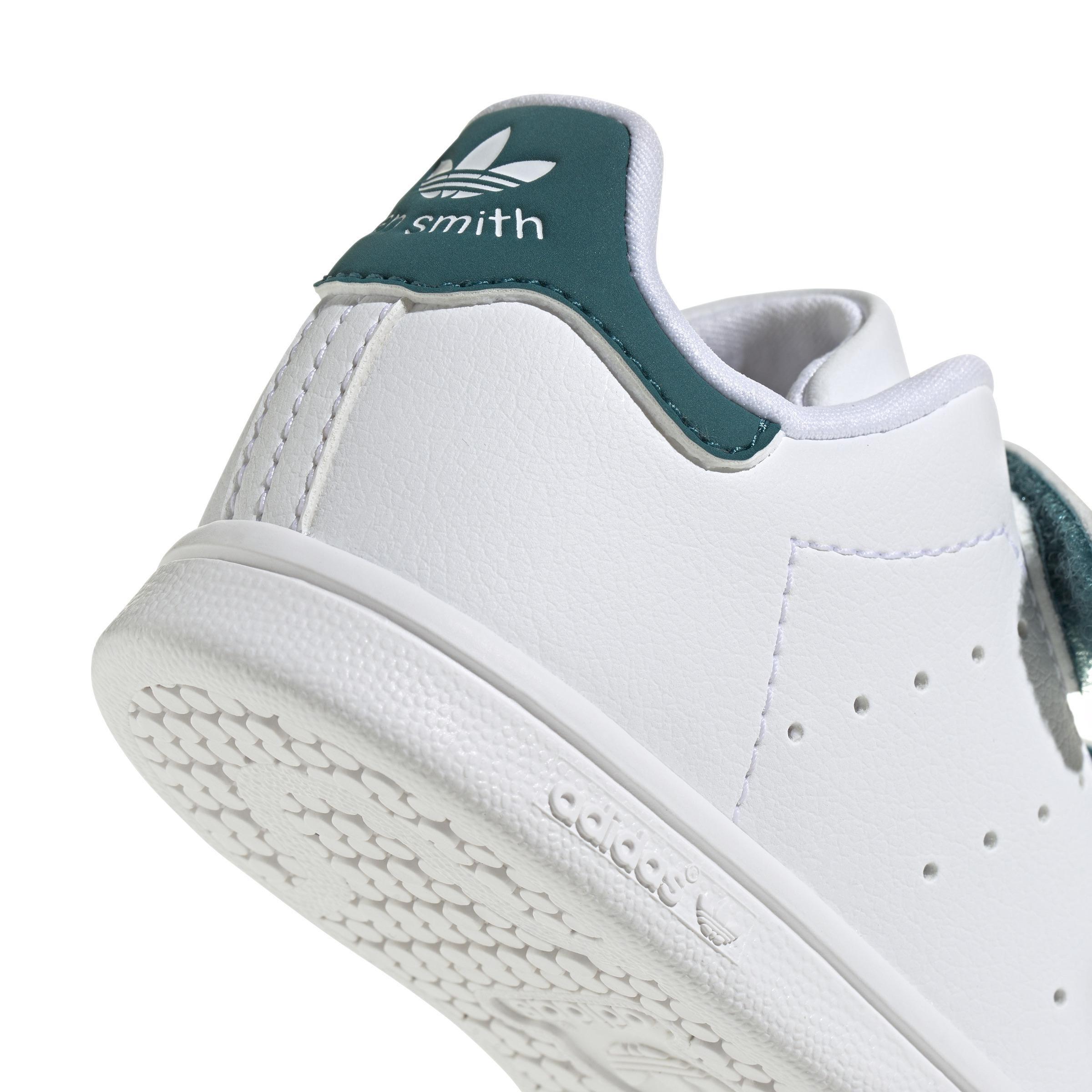 Unisex Kids Stan Smith Comfort Closure Shoes, White, A901_ONE, large image number 5